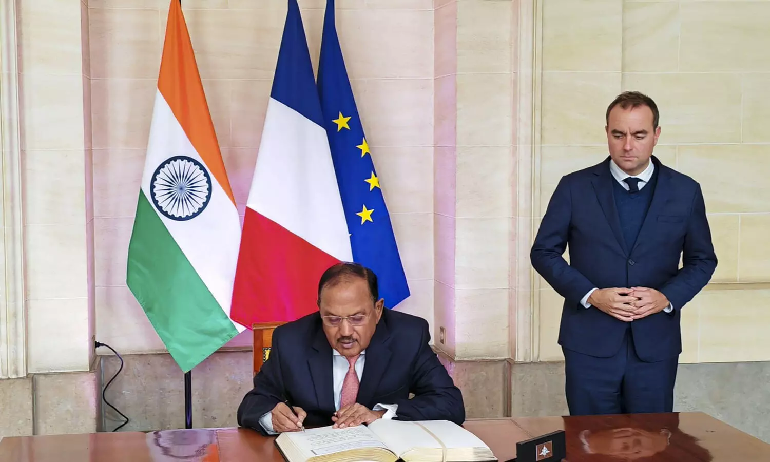 NSA Doval calls on French President Macron; conveys PM Modis greetings