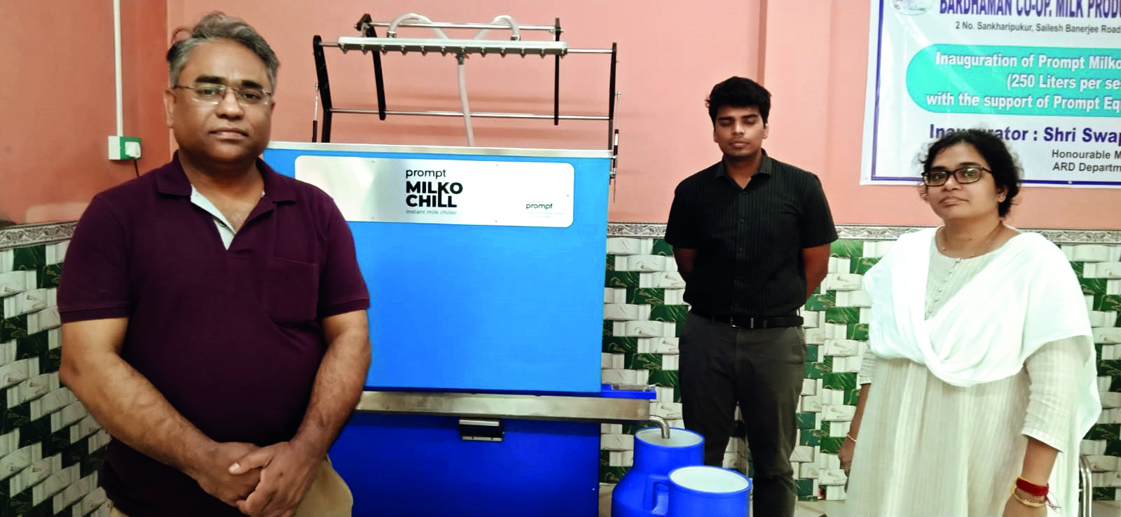 Burdwan Milk Union installs special chilling machine to preserve quality