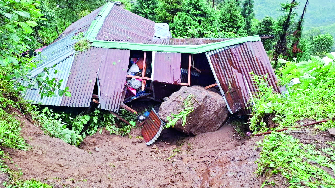 Incessant rainfall triggers landslides, leaves trail of destruction in the Hills