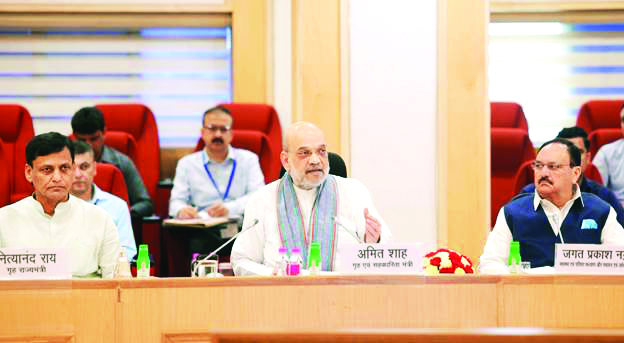 Will be wiped out by 2026: Shah reviews Naxal situation