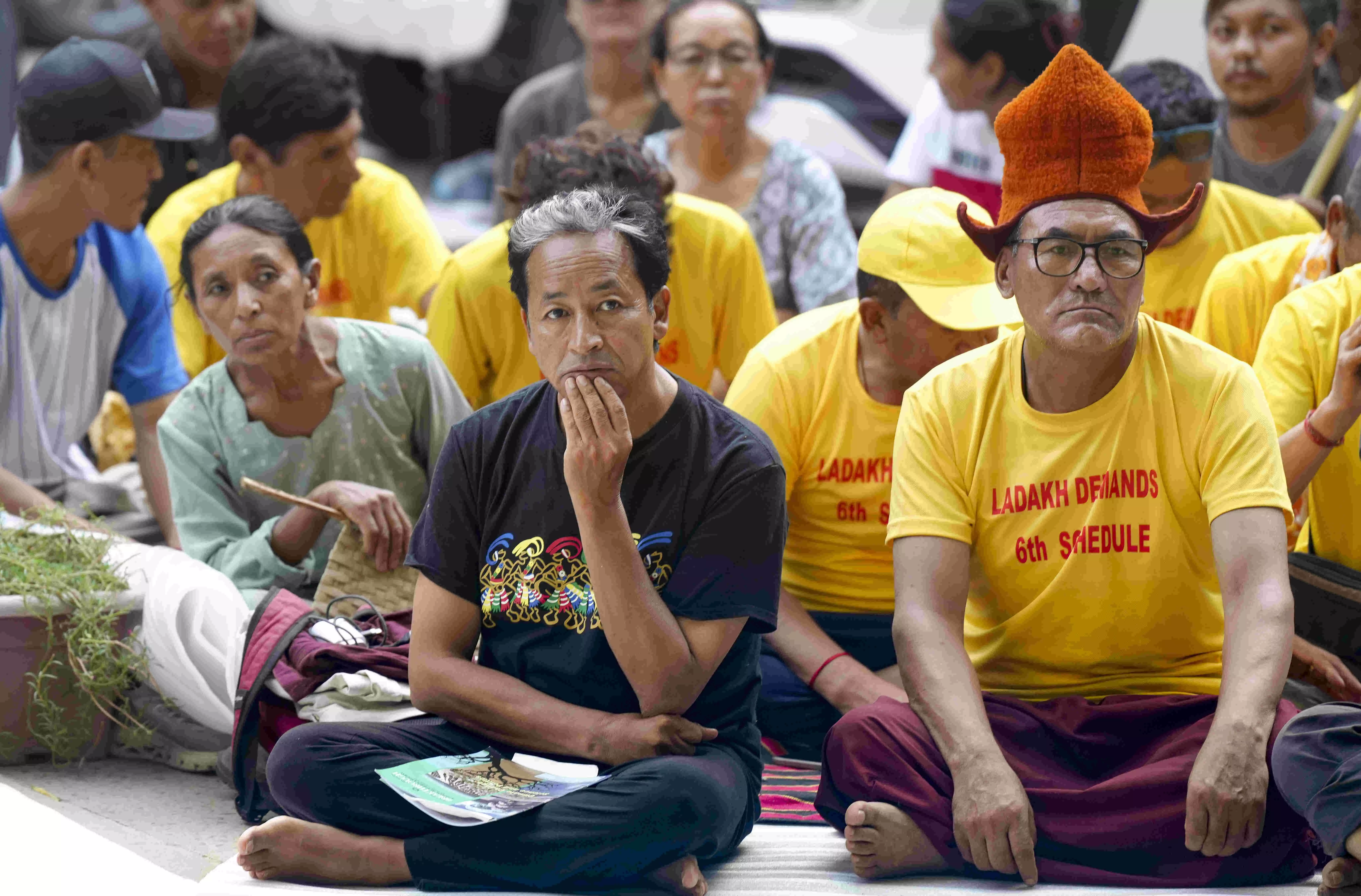 Sonam Wangchuk, others continue indefinite hunger strike at Delhis Ladakh Bhawan