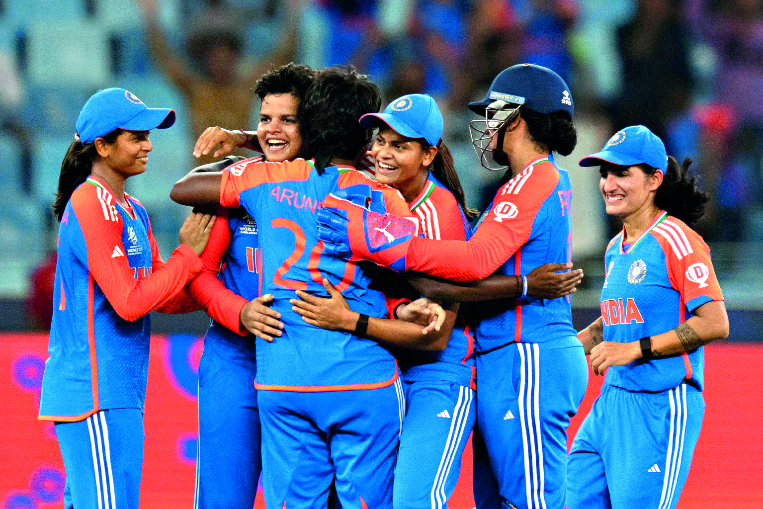 WT20: India give big push to NRR with  82-run win over SL