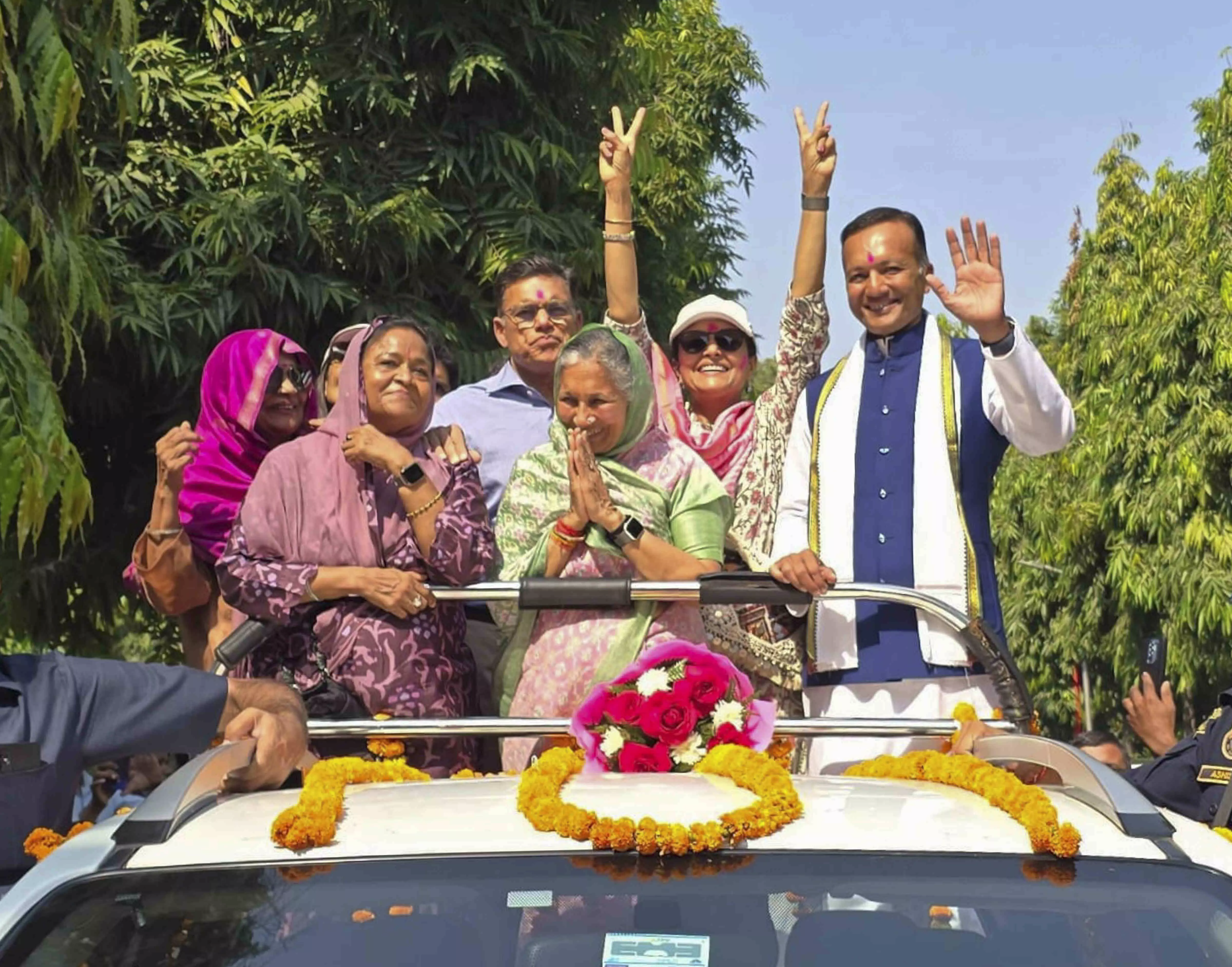 Independent candidate Savitri Jindal wins the Hisar assembly seat in Haryana Independent candidate Savitri Jindal wins the Hisar assembly seat in Haryana