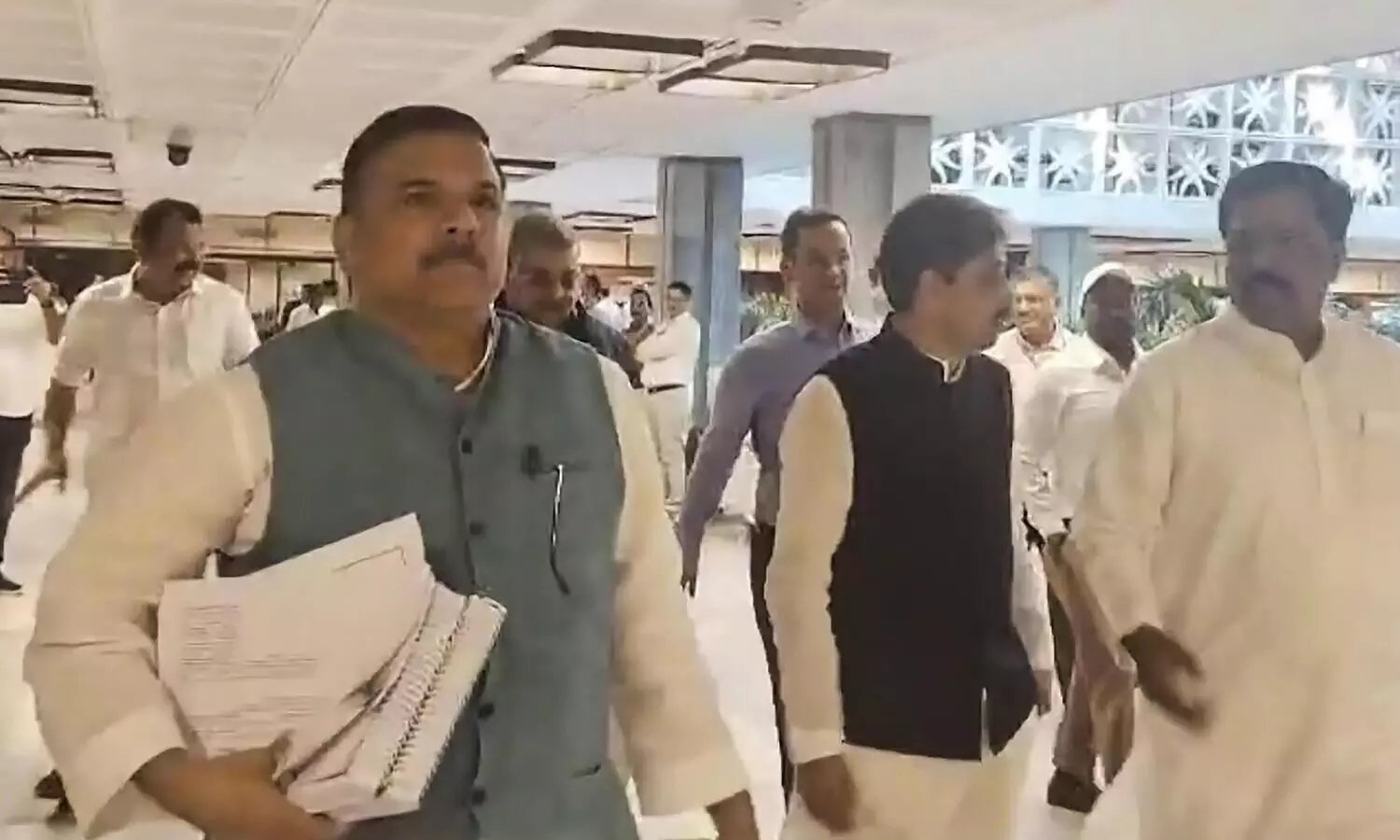 Opposition MPs walk out of Waqf Bill meeting for second time over derogatory remarks by BJP