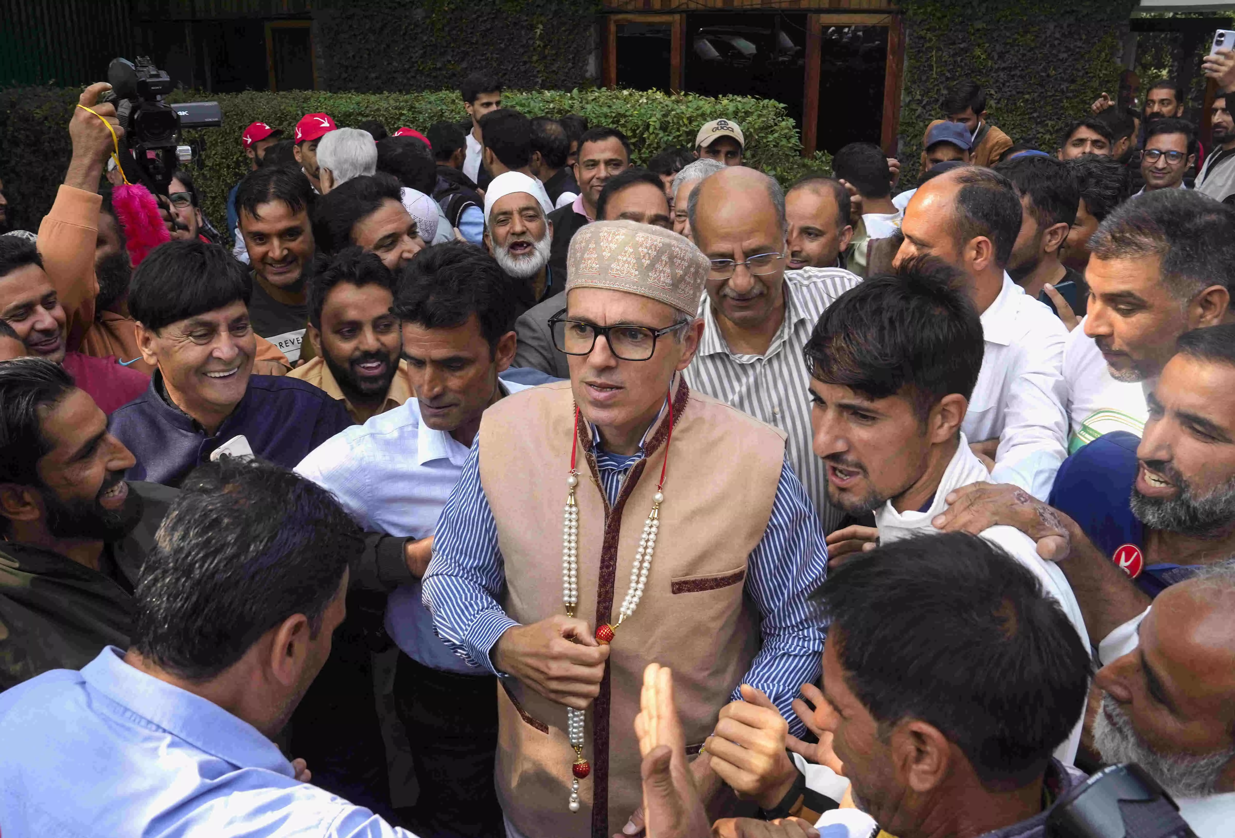 Stage set for Omar Abdullah to take oath on Oct 16 as first CM of J-K as UT Stage set for Omar Abdullah to take oath on Oct 16 as first CM of J-K as UT