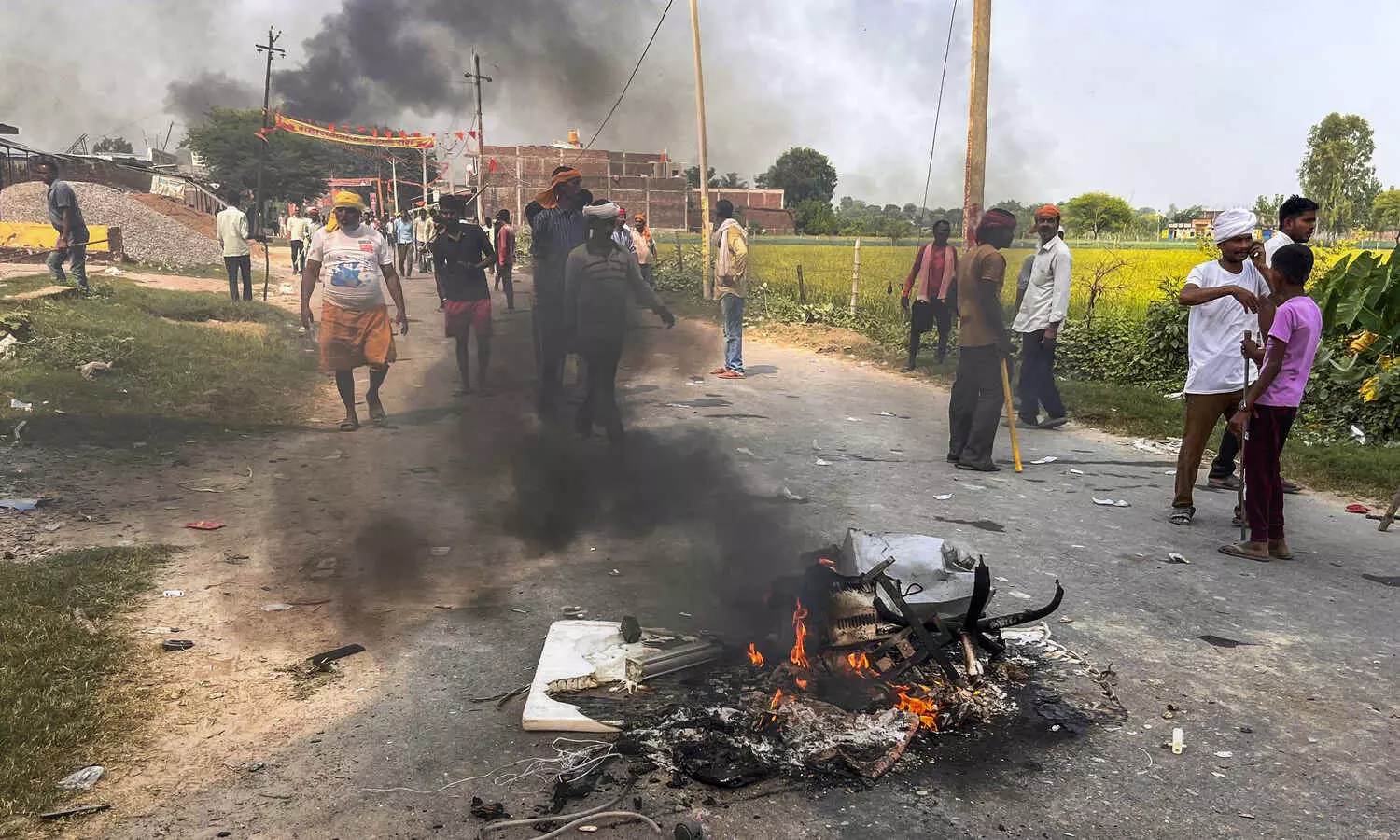 Bahraich violence: No internet for third day, security beefed up along Nepal border