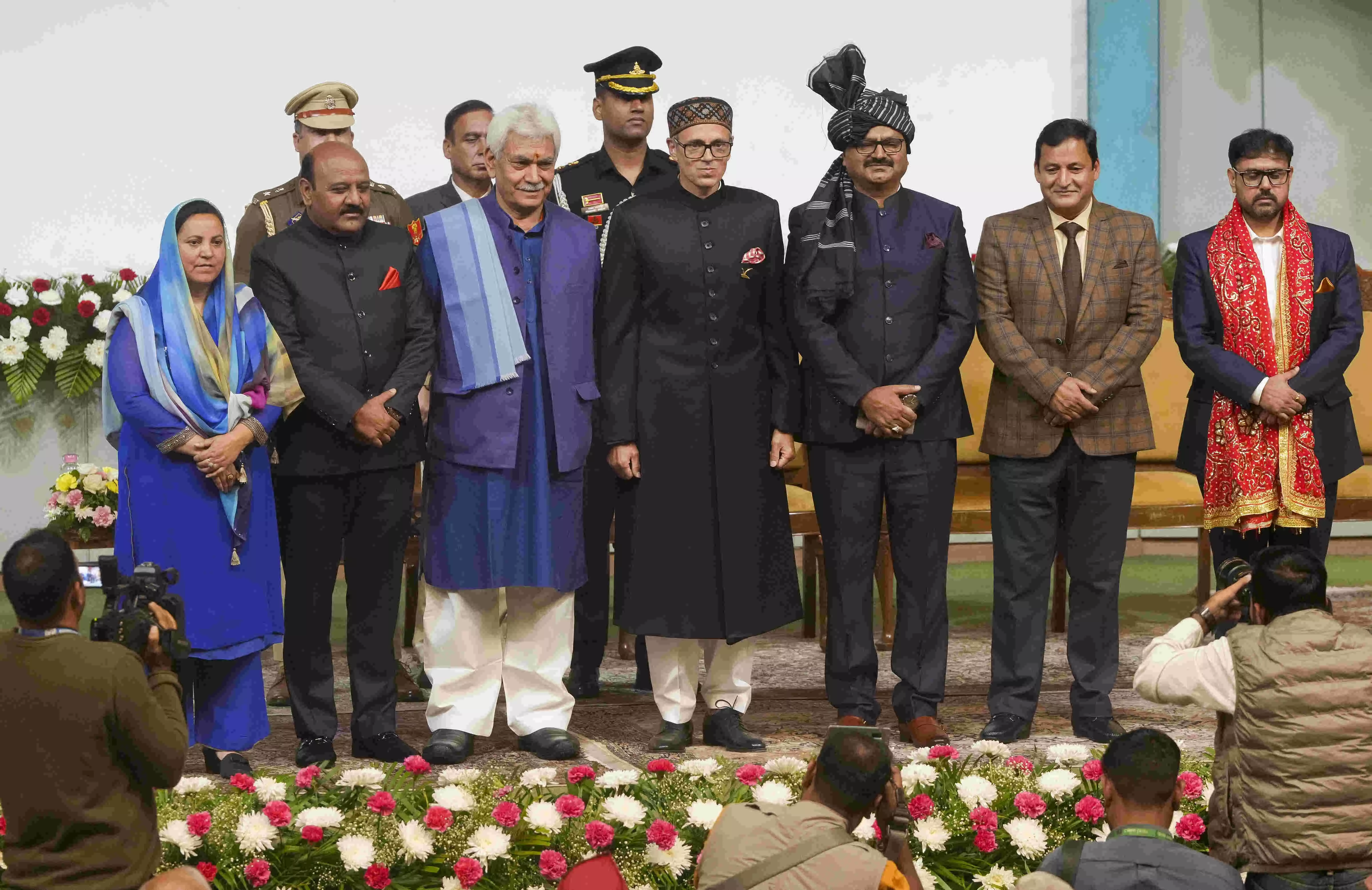 Omar Abdullah takes oath as J&K CM; says optimistic about early restoration of statehood Omar Abdullah takes oath as J&K CM; says optimistic about early restoration of statehood