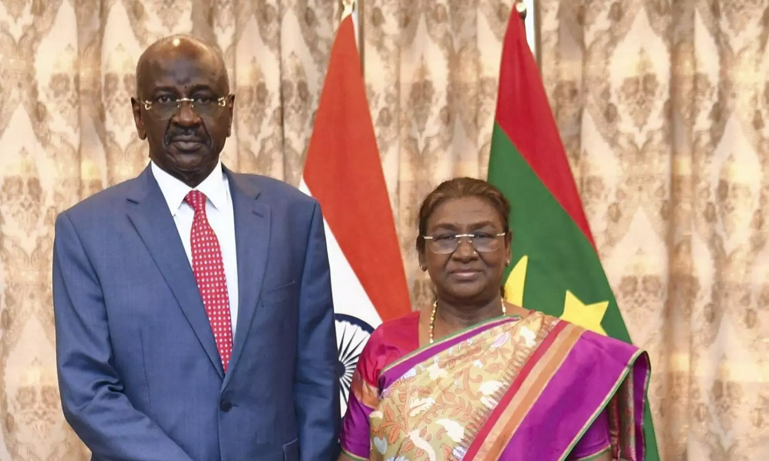 President Murmu meets Mauritania counterpart, discusses ways to further strengthen ties President Murmu meets Mauritania counterpart, discusses ways to further strengthen ties