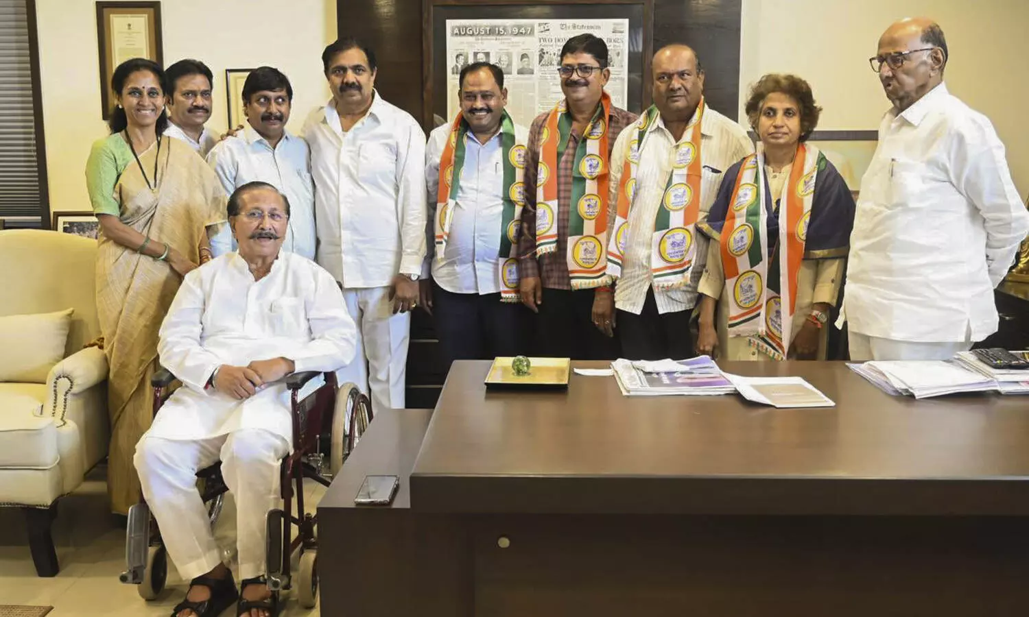 MVA allies meet Pawar to finalize seat-sharing in Maharashtra ahead of assembly polls