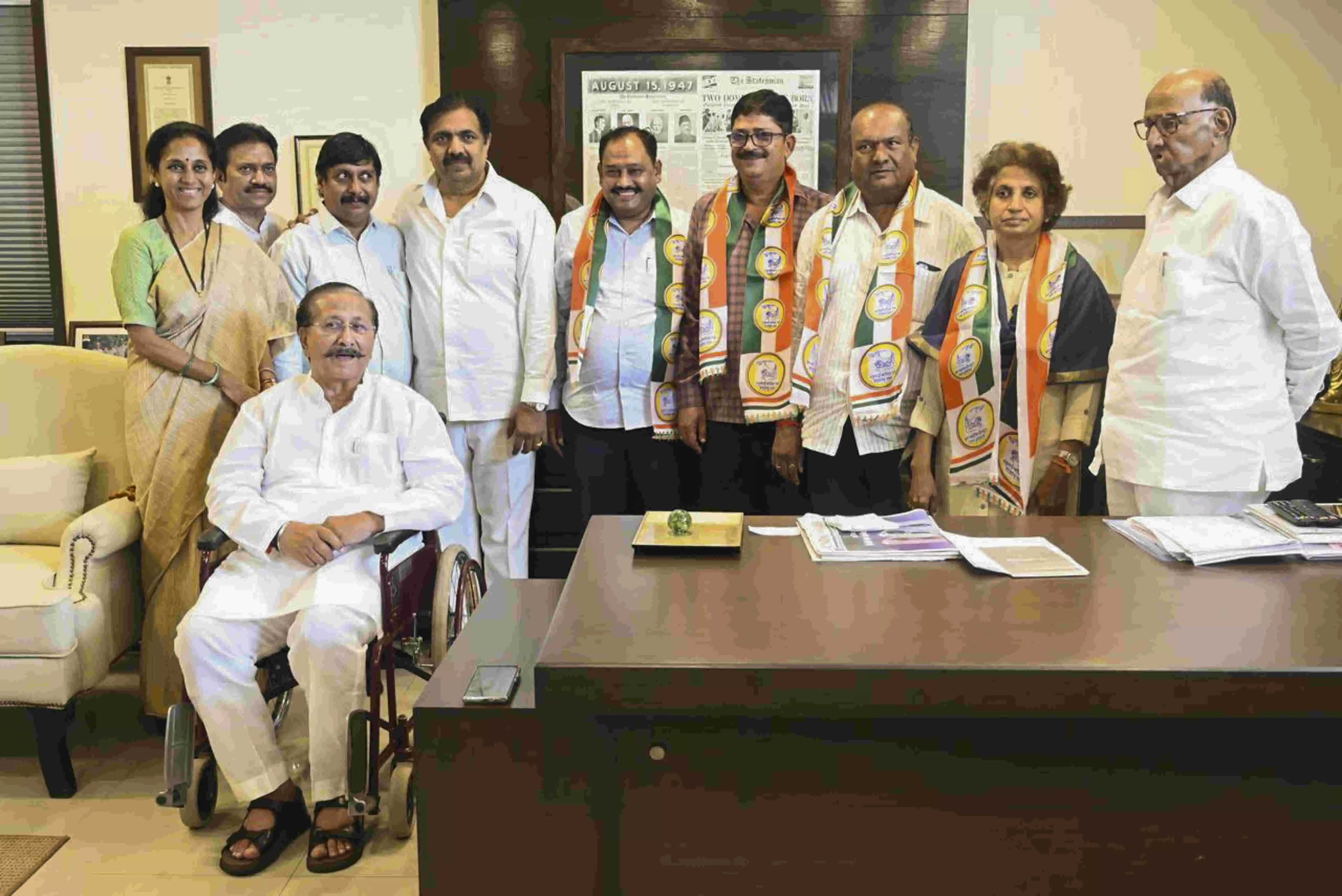 MVA allies meet Pawar to finalize seat-sharing in Maharashtra ahead of assembly polls