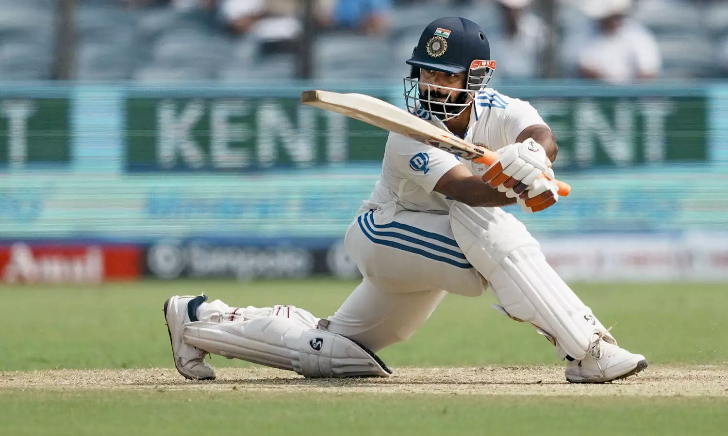 India fail trial by spin, collapse to 107/7 at lunch on Day 2 to trail New Zealand by 152 runs