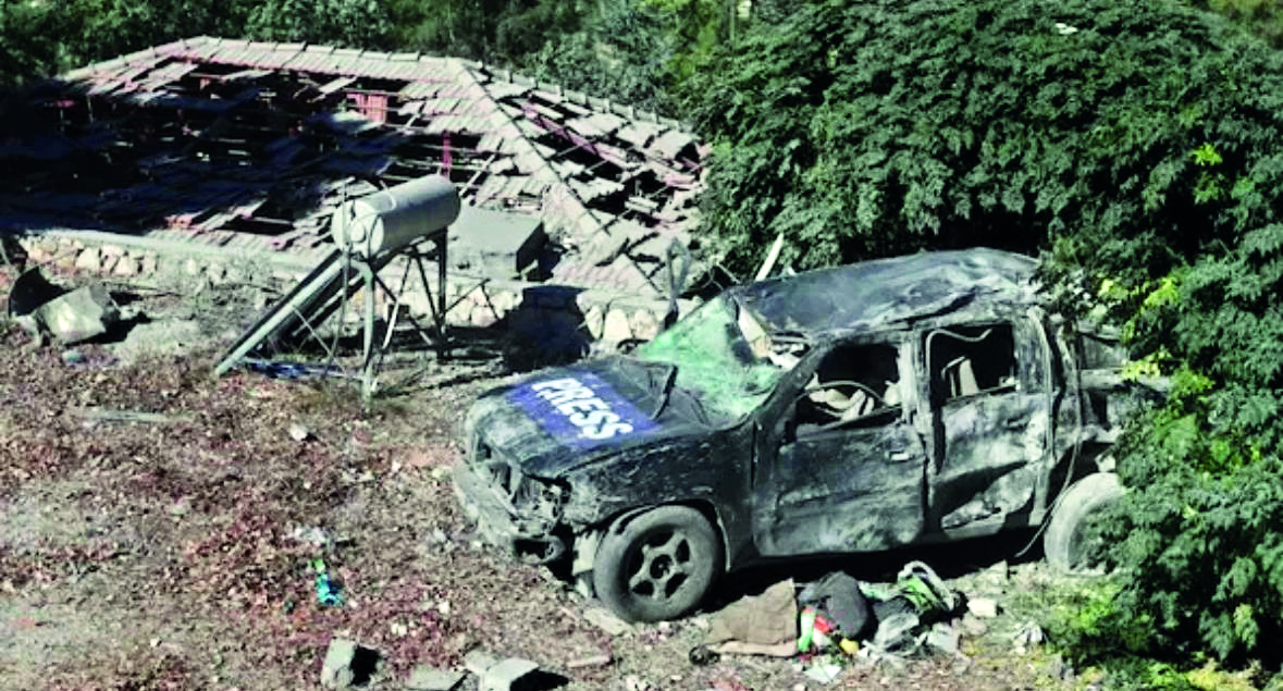 Israeli strikes kill 36 people in Gaza, 3 journalists in Lebanon