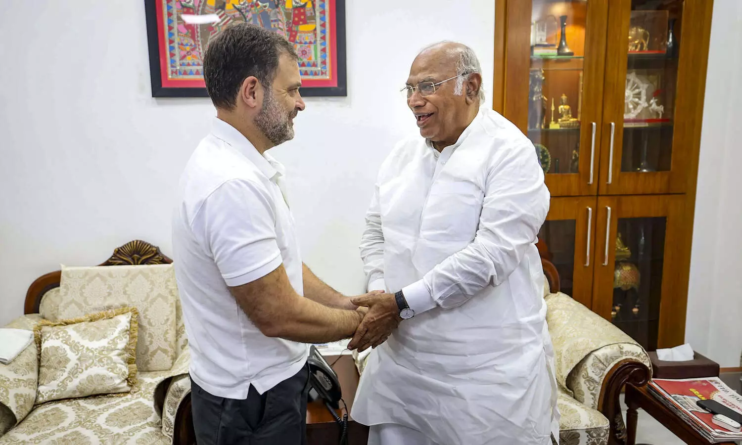Cong leaders congratulate Kharge on completing 2 yrs as party chief