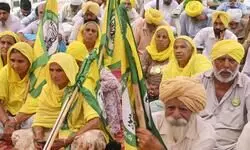 Farmers hold protest against tardy paddy purchase in Punjab Farmers hold protest against tardy paddy purchase in Punjab