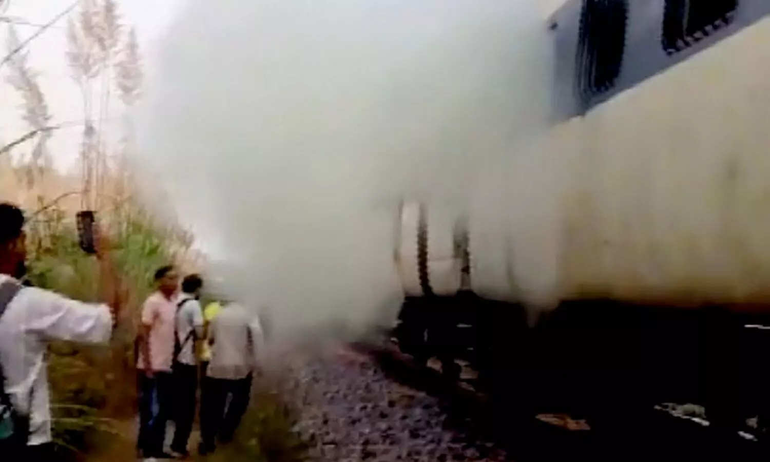 Moving train catches fire in Haryana, few injured