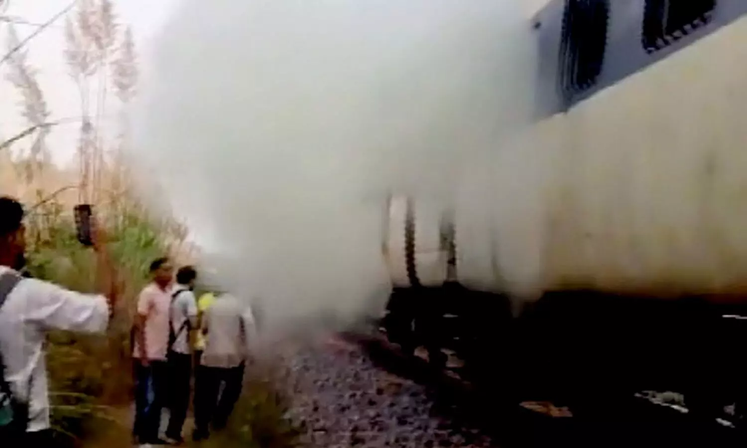Moving train catches fire in Haryana, few injured