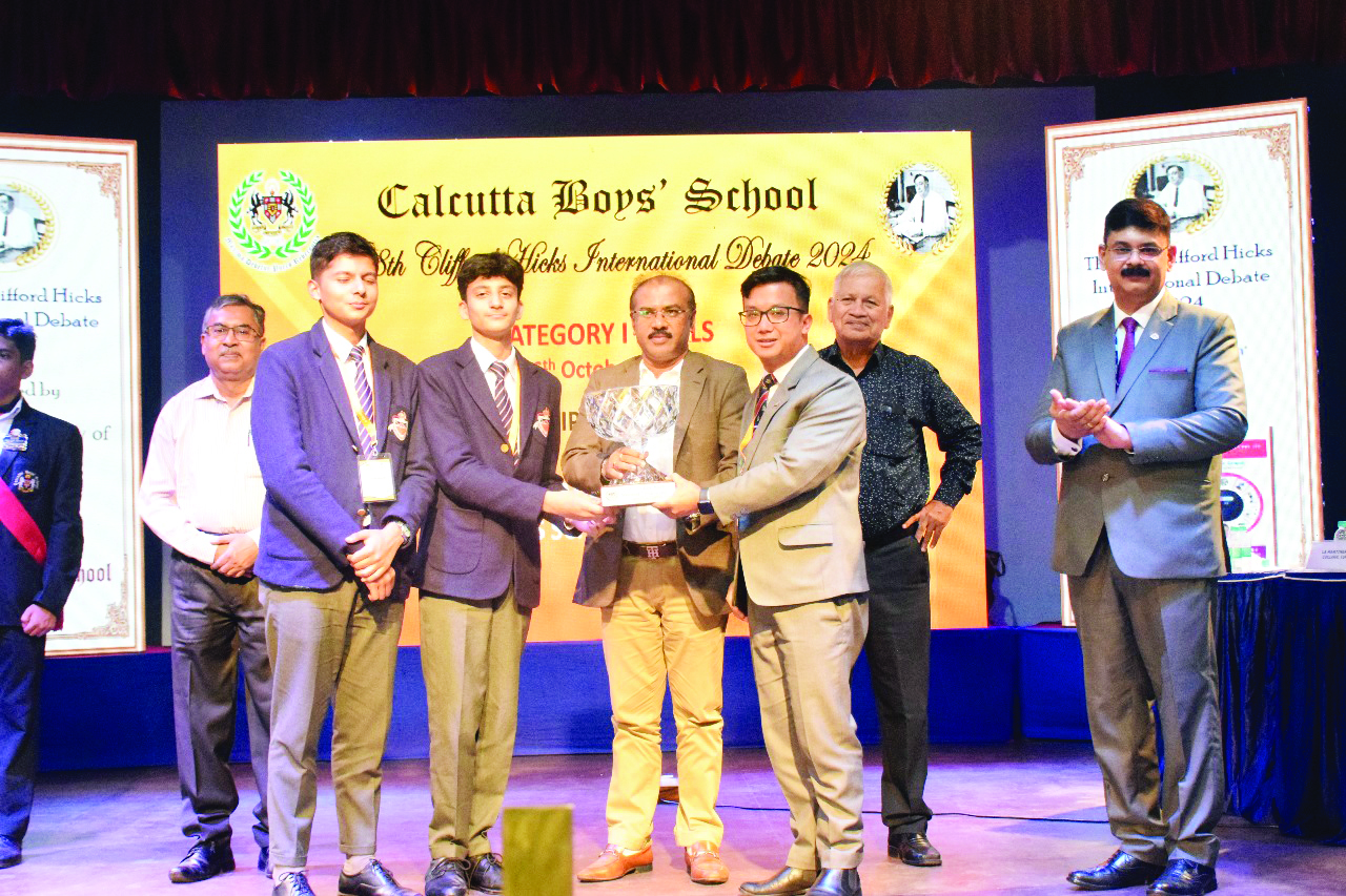 CLIFFORD HICKS MEMORIAL INT’L DEBATE CONCLUDES IN GRAND STYLE AT CALCUTTA BOYS’ SCHOOL