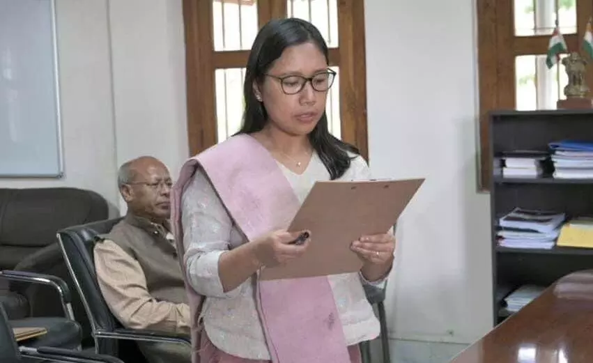 Meghalaya CMs sister Agatha takes charge as chairperson of state child rights panel