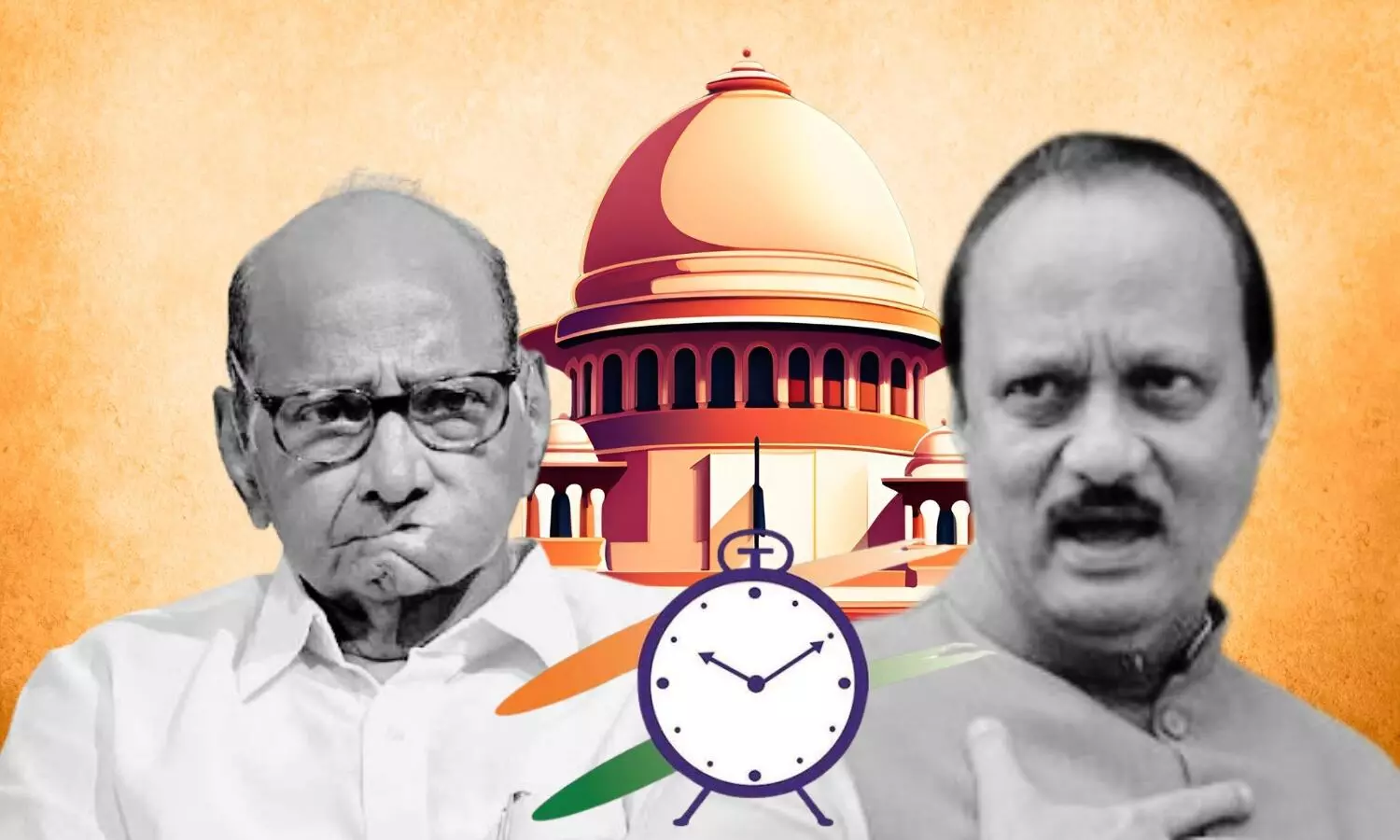 Clock symbol case sub judice: SC asks Ajit Pawar NCP to issue disclaimer in newspapers in 36 hours
