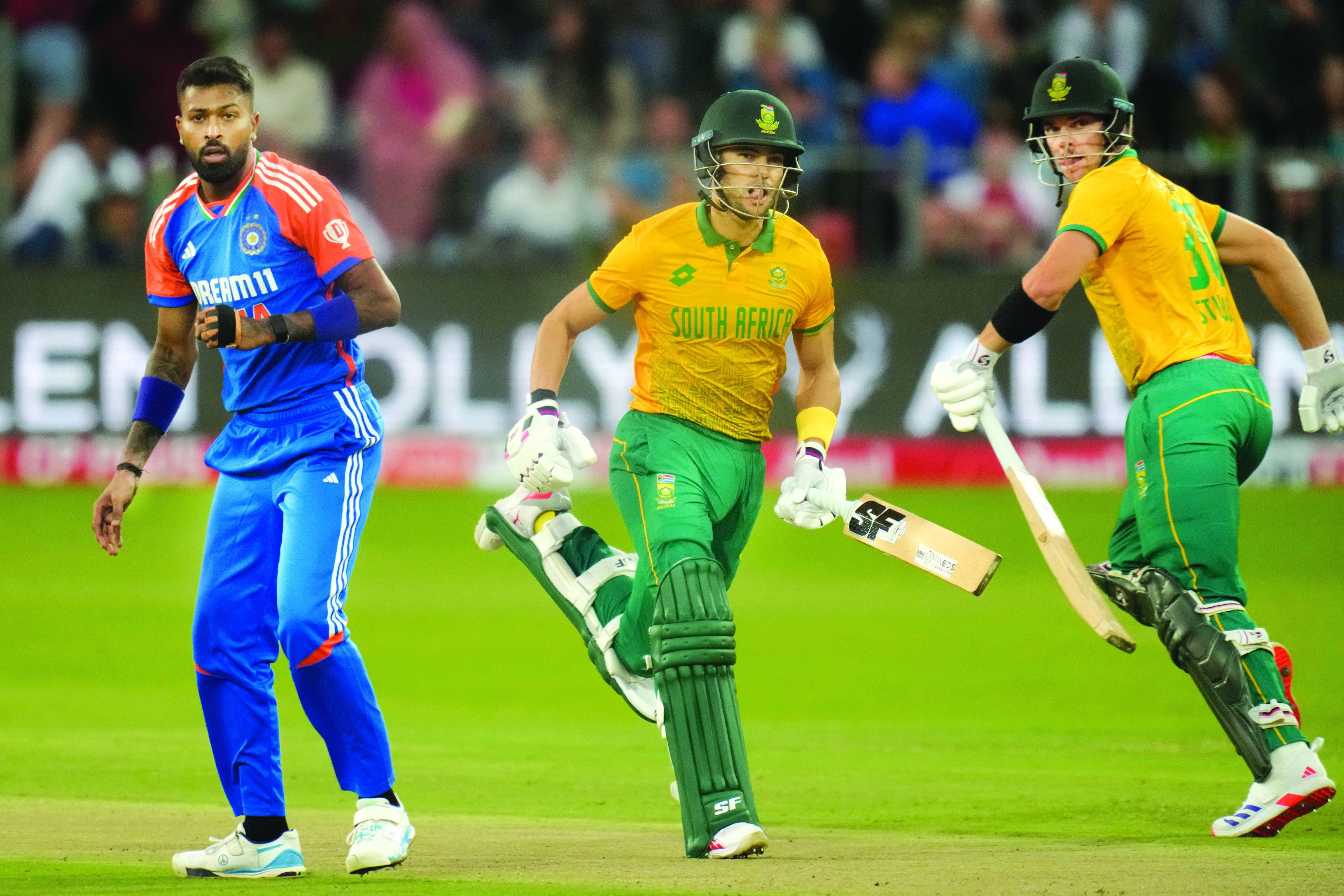 Chakravarthy’s magical fifer goes in vain as SA register three-wicket win