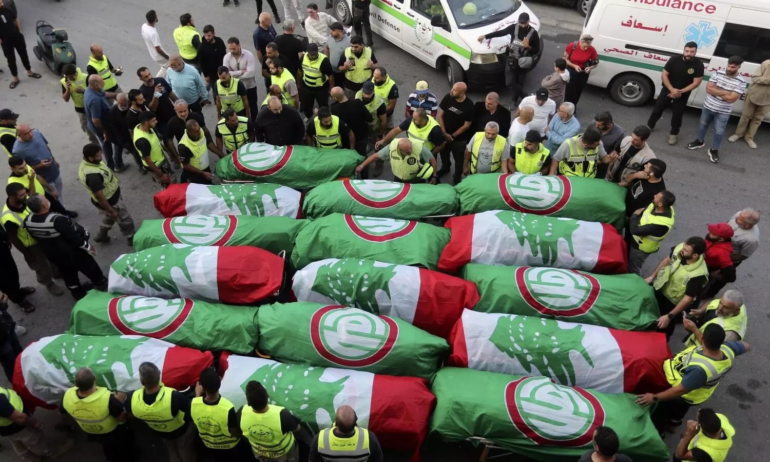 Israeli strikes kill 46 people in the Gaza Strip and 18 in Lebanon