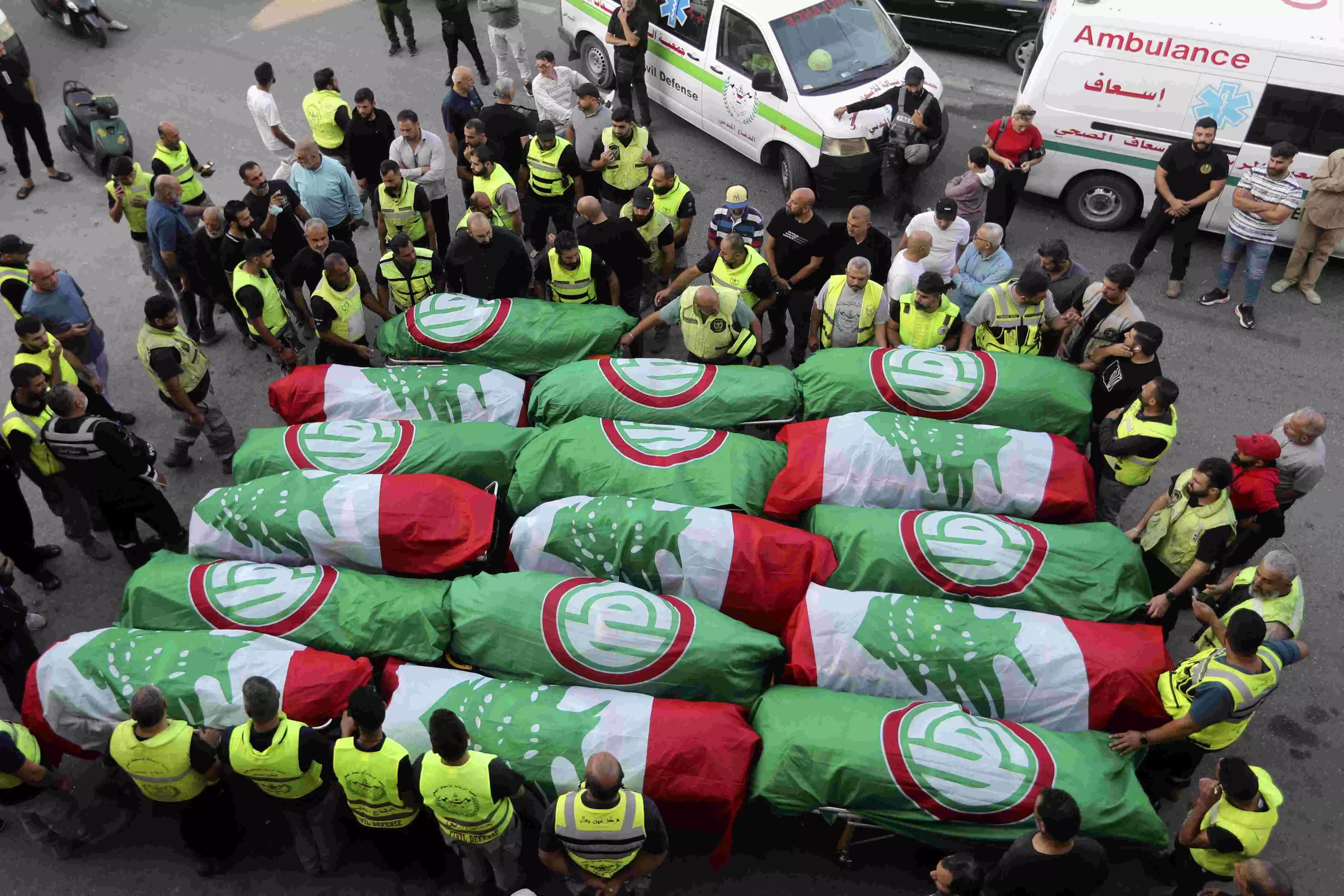 Israeli strikes kill 46 people in the Gaza Strip and 18 in Lebanon