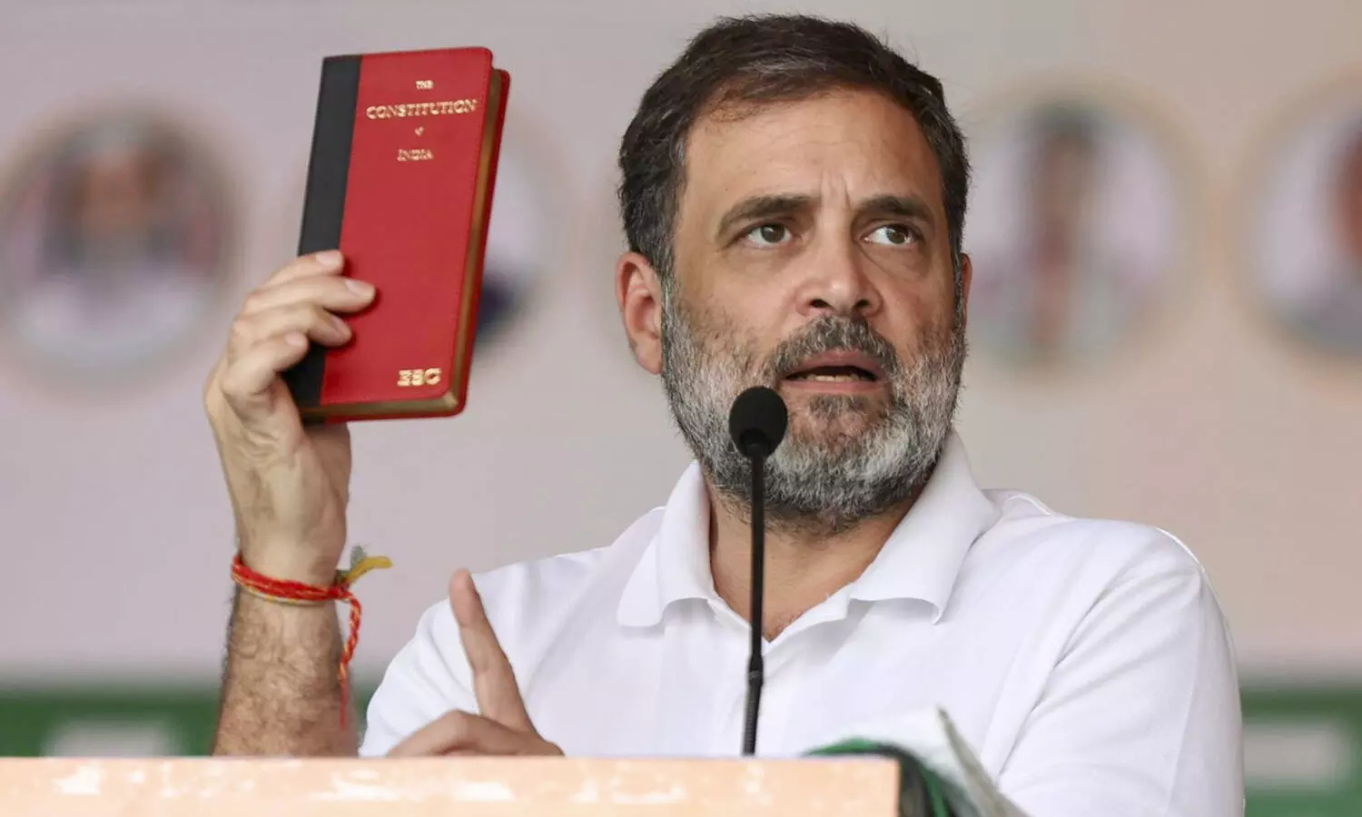 Modi feels copy of Constitution I carry is blank as he has never read it: Rahul Gandhi