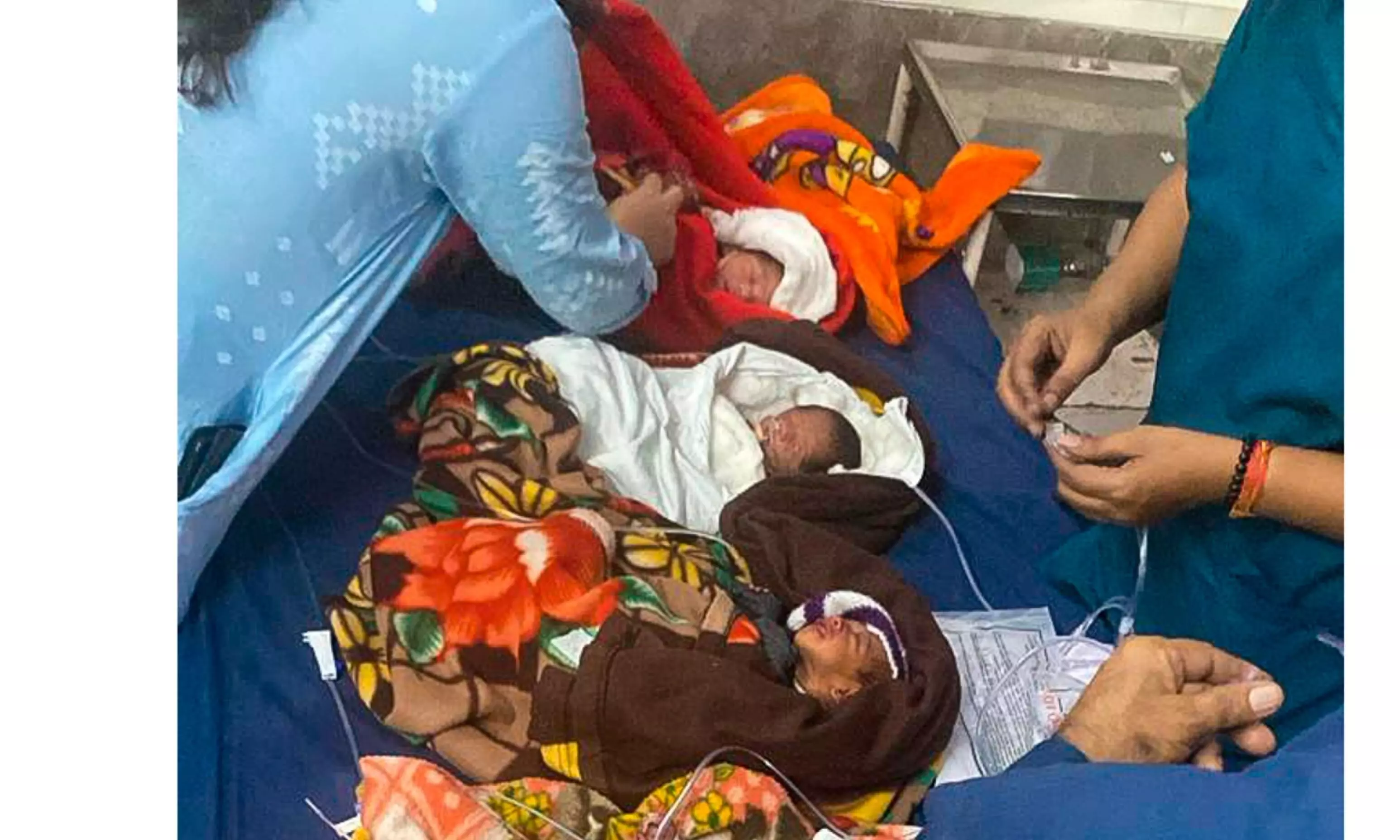 UP hospital fire: Rescued newborn dies of illness