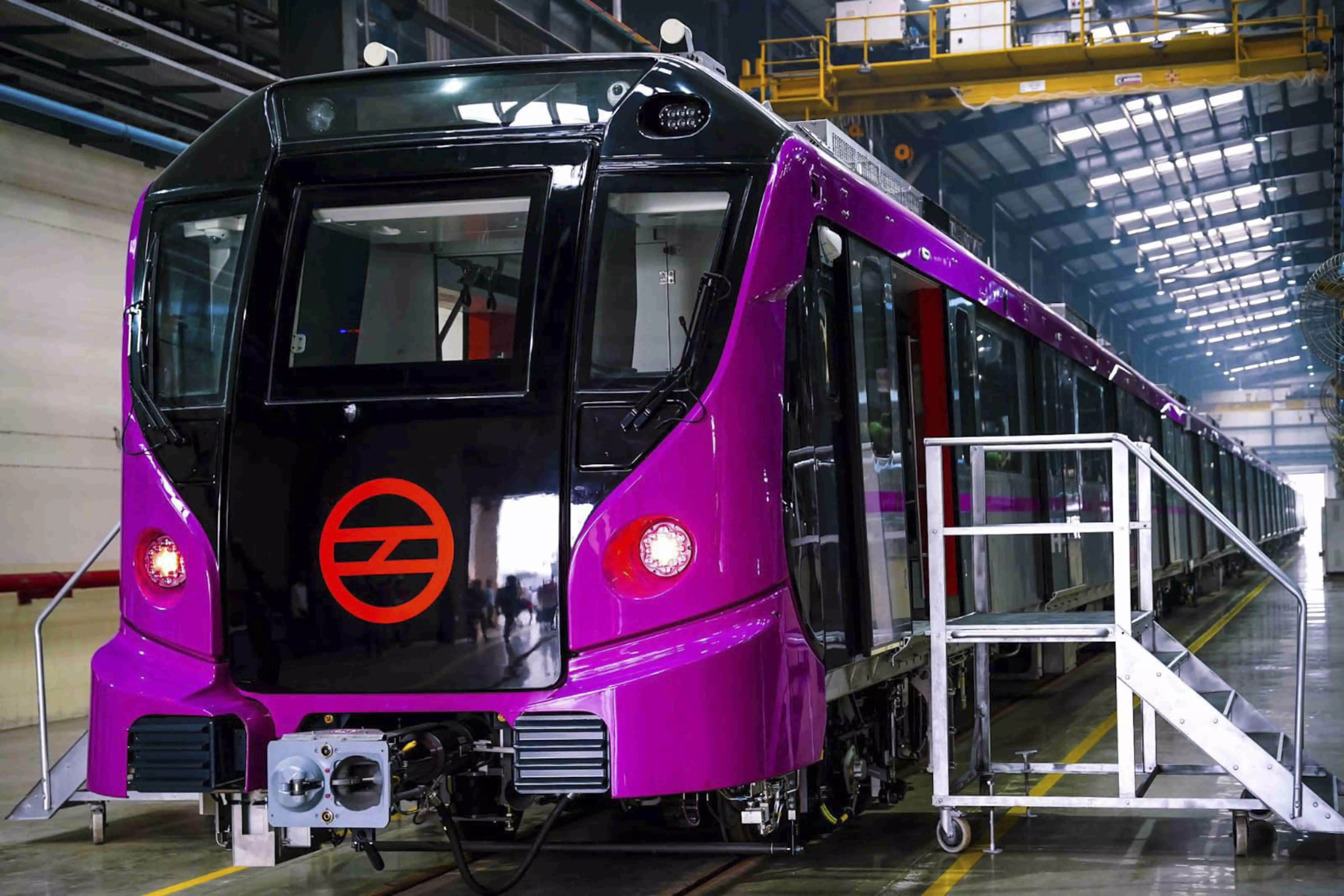 Delhi CM Atishi inspects driverless train for Phase 4 of Delhi Metro