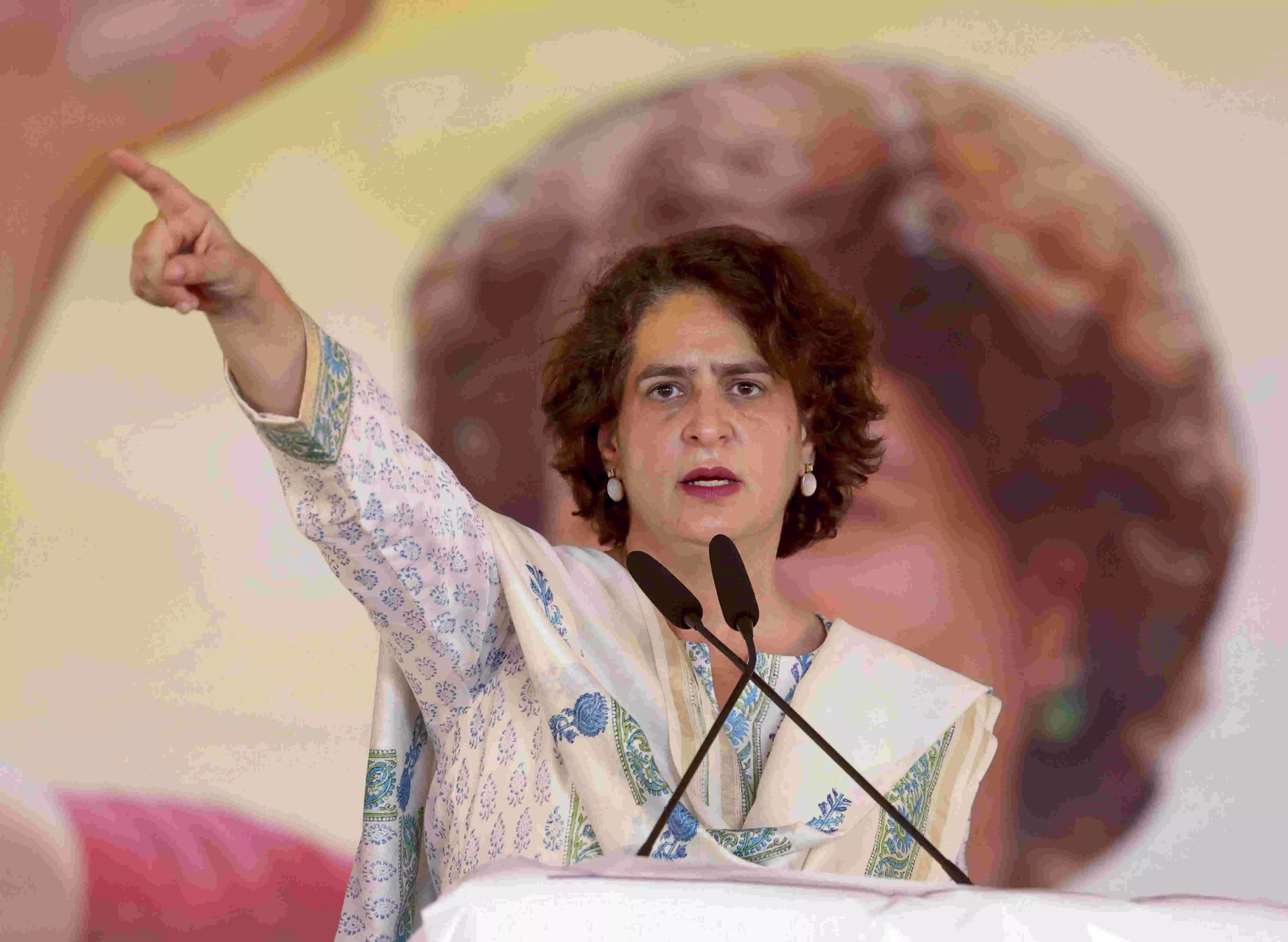 BJP has itself become a crisis for farmers: Priyanka Gandhi flags fertilizer shortage