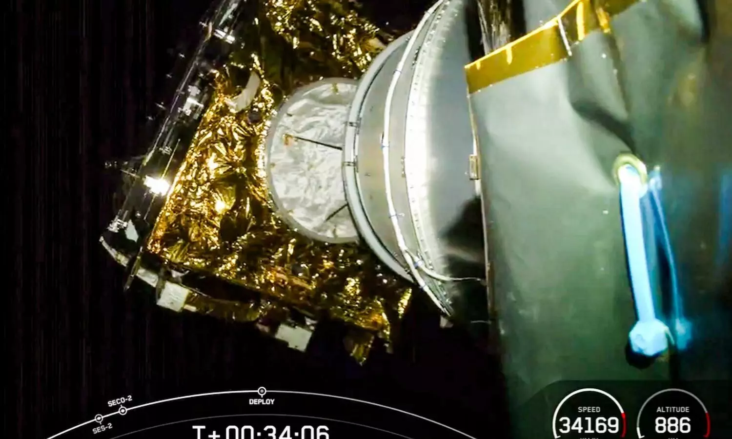 SpaceX successfully launches ISROs 4,700 kg communication satellite from US SpaceX successfully launches ISROs 4,700 kg communication satellite from US
