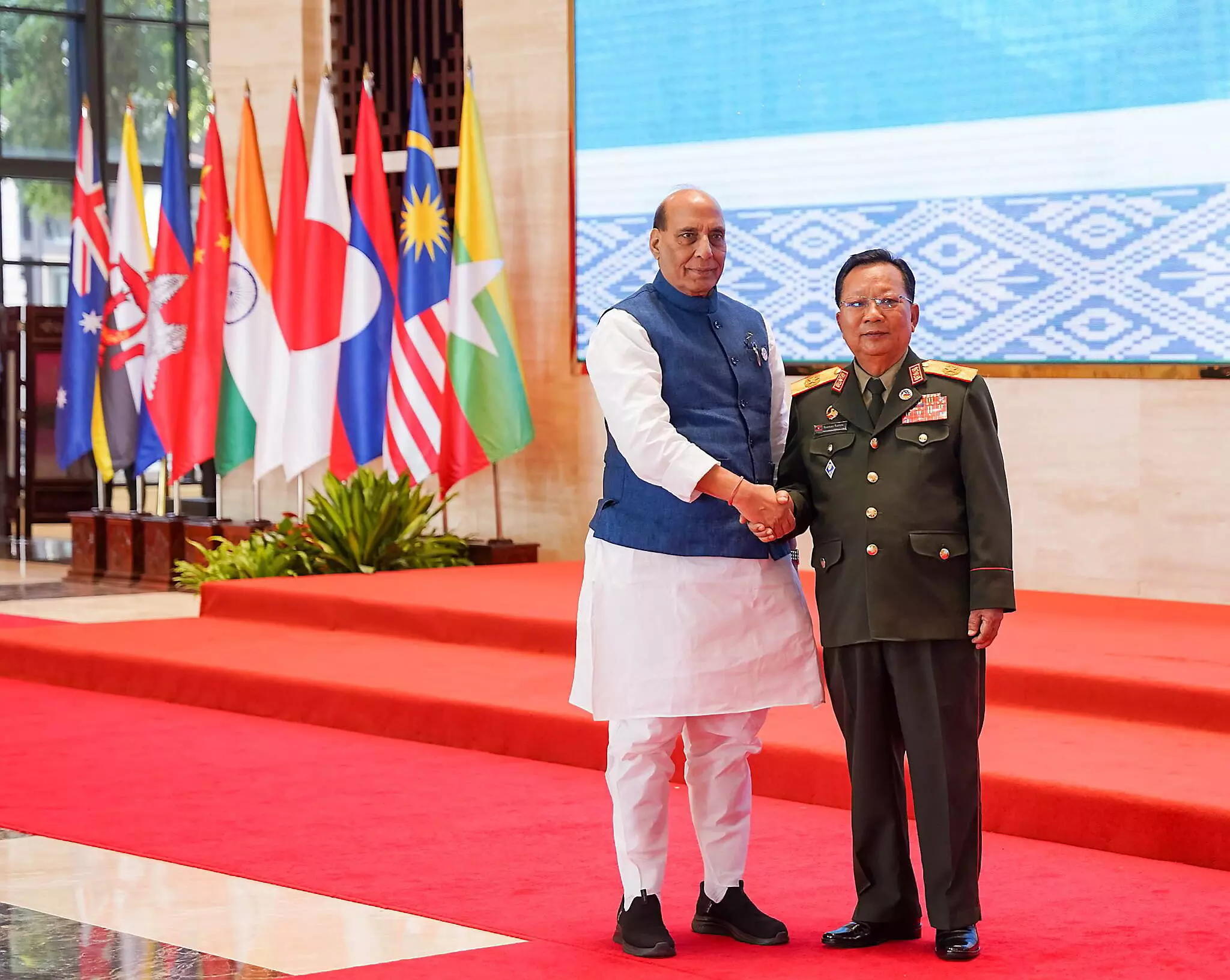 Buddhist doctrines of peaceful co-existence must to resolve conflicts: Rajnath Buddhist doctrines of peaceful co-existence must to resolve conflicts: Rajnath