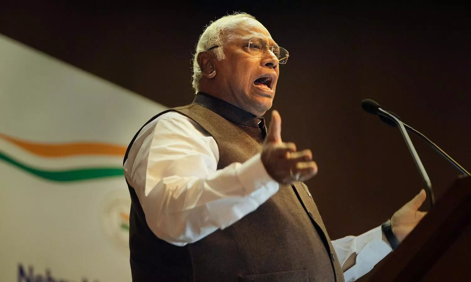 Take immediate action and arrest Gautam Adani: Cong chief Kharge to Modi govt