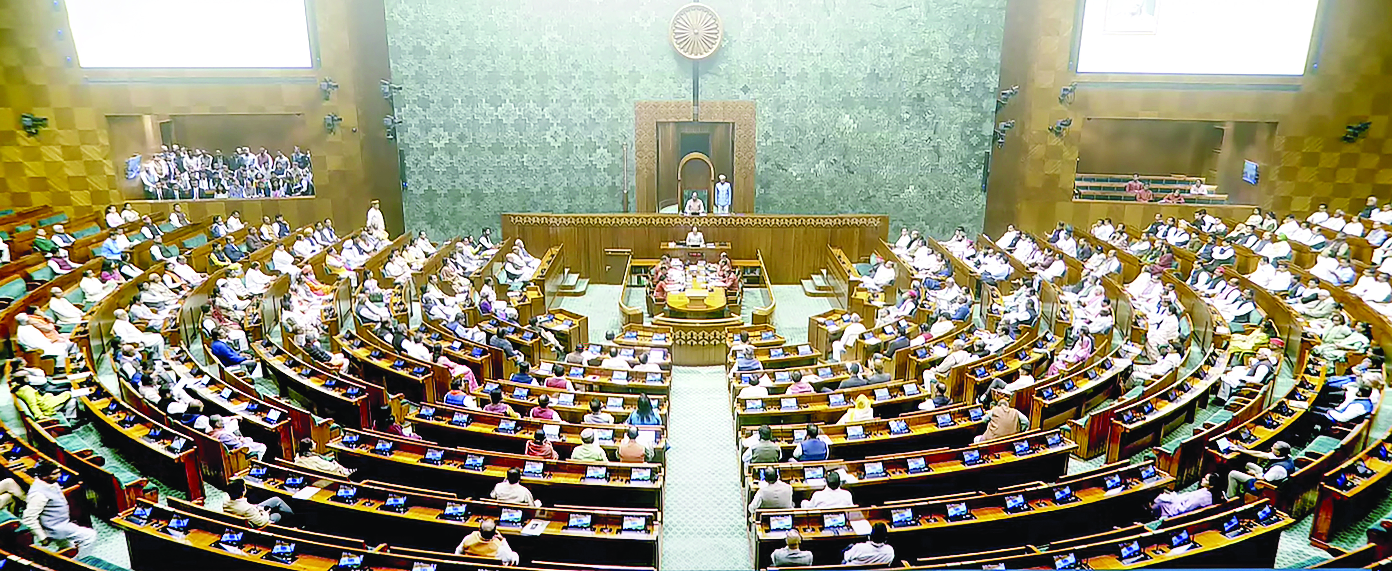 Both Houses adjourned till Wed as Oppn targets govt on Adani issue Both Houses adjourned till Wed as Oppn targets govt on Adani issue