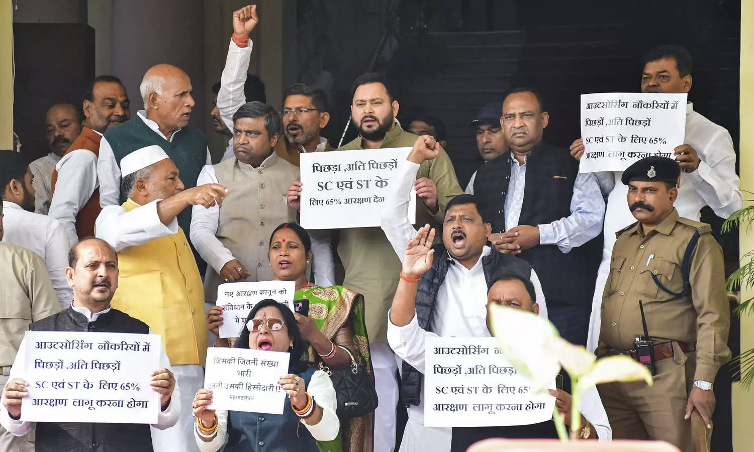 Bring fresh laws to raise quota to 85%: Tejashwi to Nitish govt