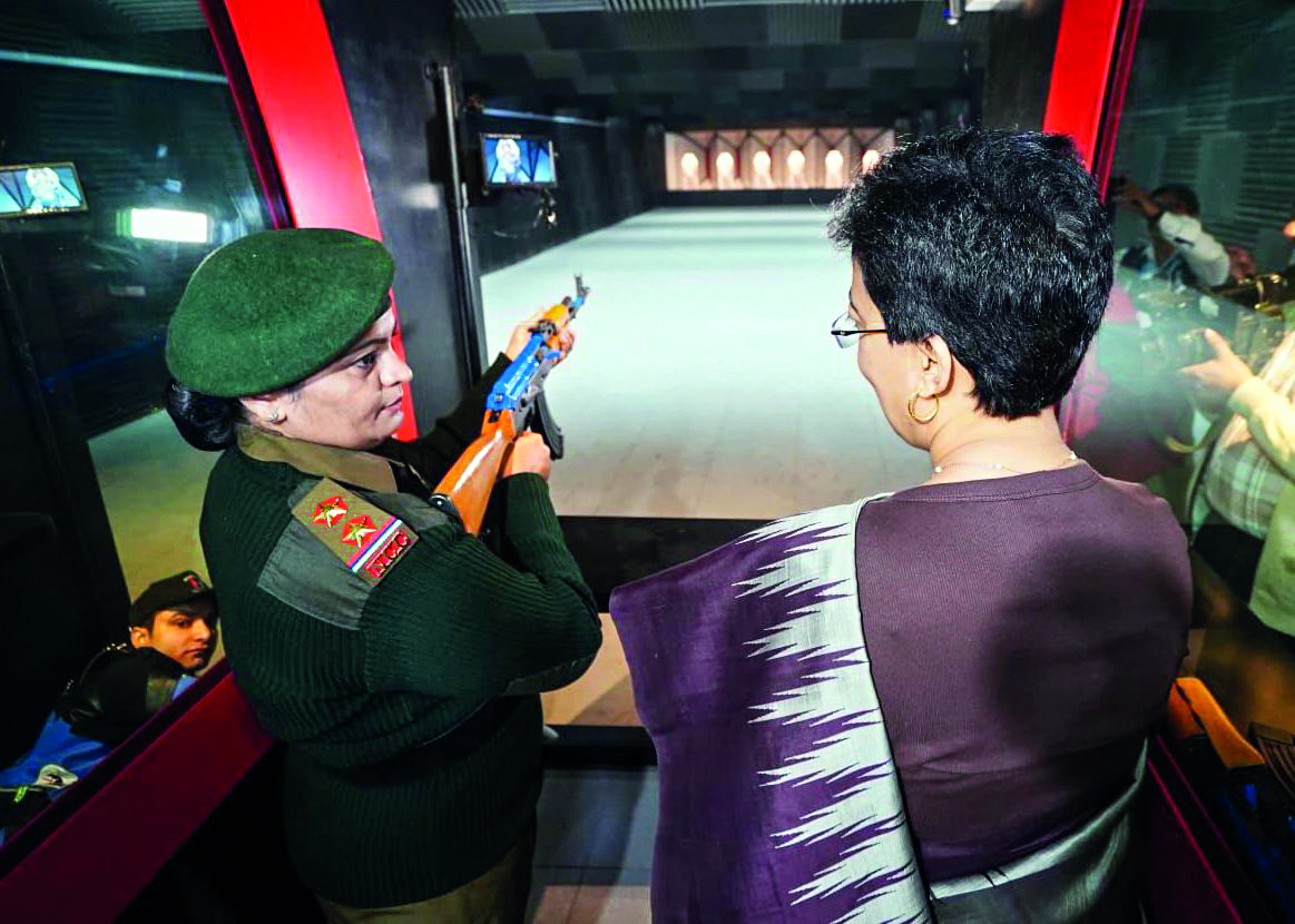 CM inaugurates 24x7 underground shooting range in Delhi’s Rohini CM inaugurates 24x7 underground shooting range in Delhi’s Rohini