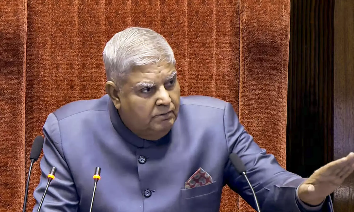 Both houses proceedings adjourned for day amid opposition protest