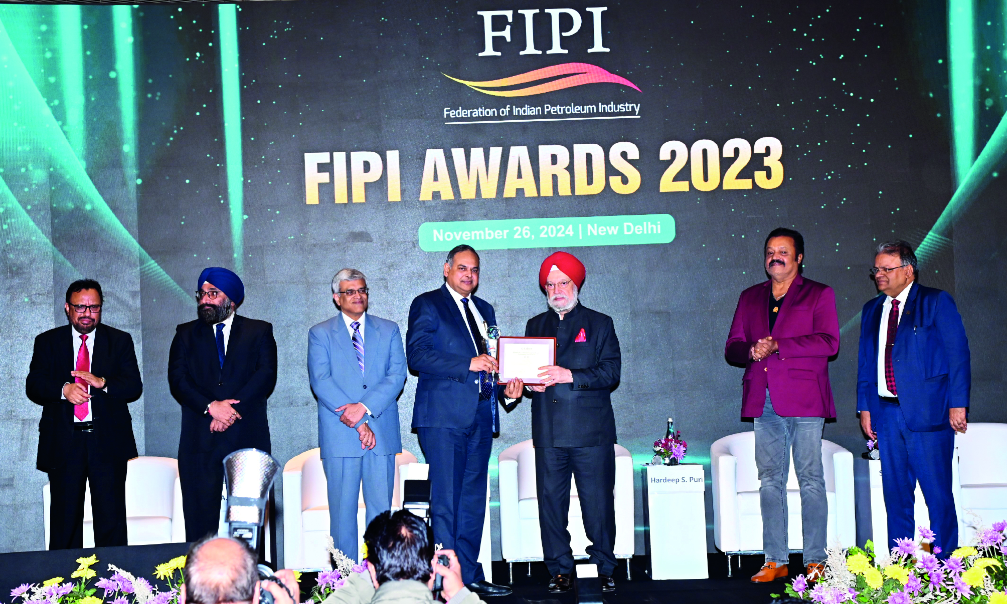GAIL feted for exploits in field of hydrogen at FIPI Oil & Gas Awards