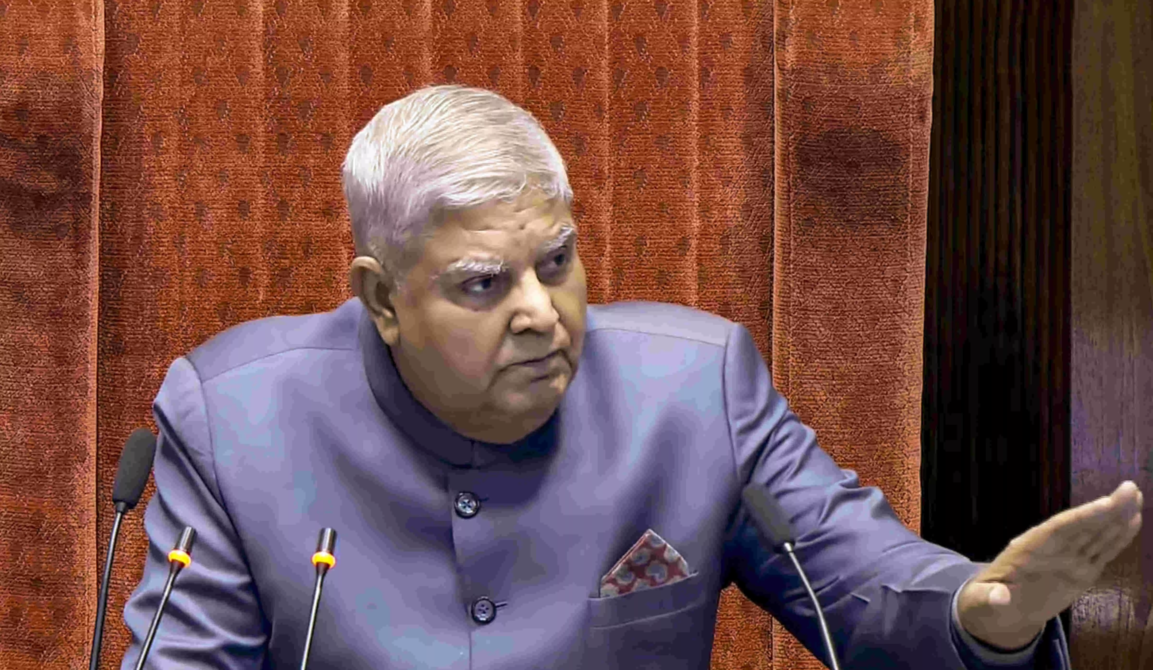 Both houses proceedings adjourned for day amid opposition protest