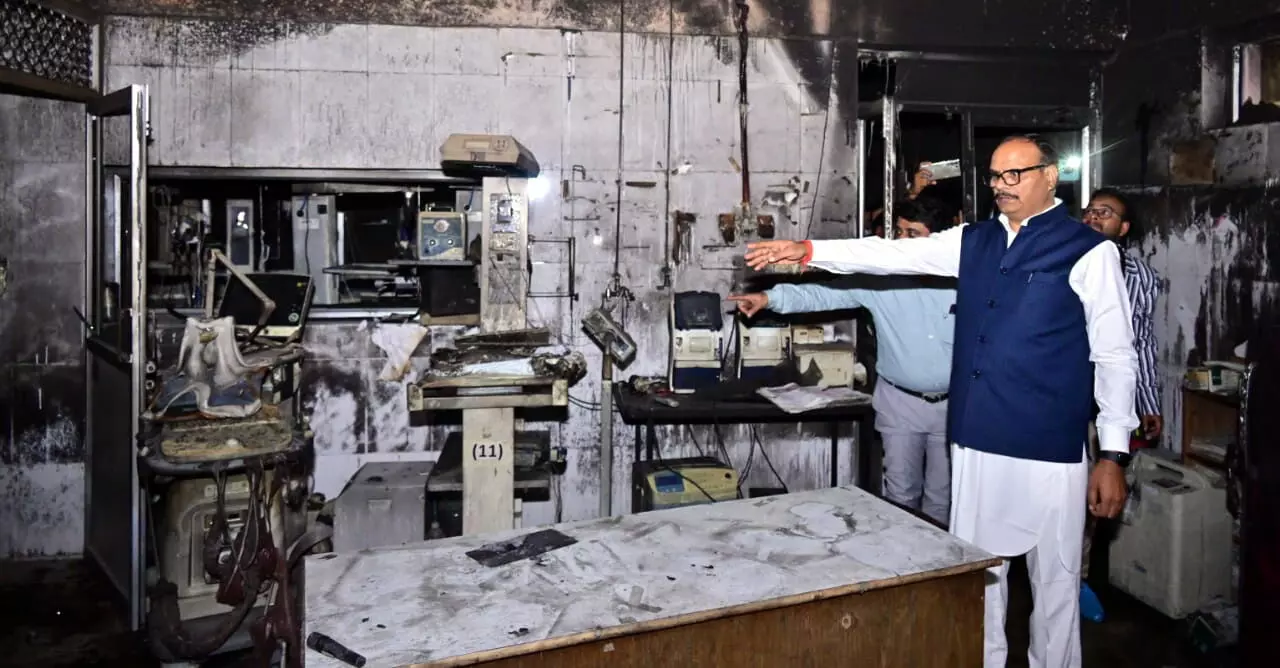 Jhansi medical college principal removed, staff suspended over NICU fire tragedy Jhansi medical college principal removed, staff suspended over NICU fire tragedy