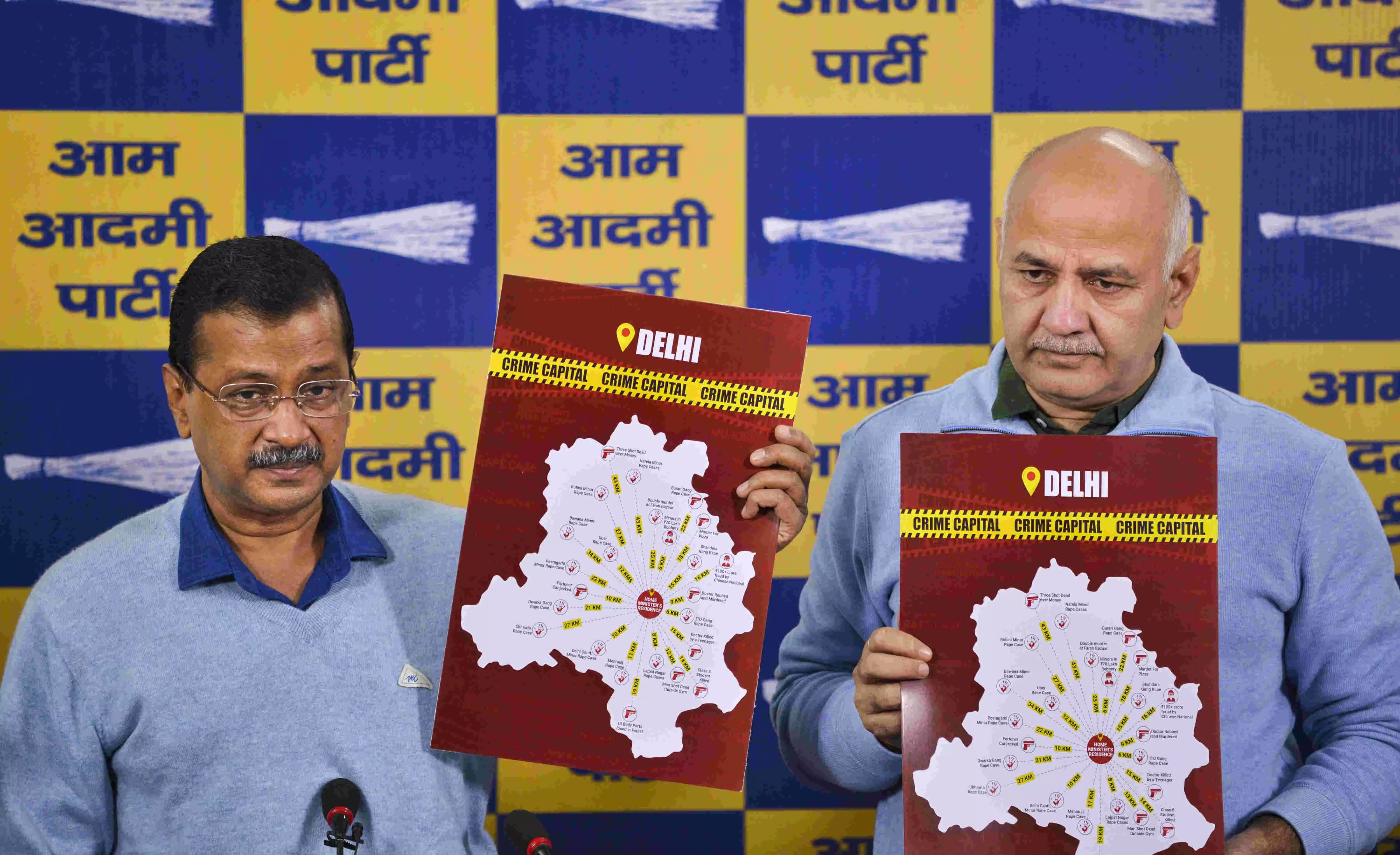 Kejriwal continues attack on Centre over law and order in Delhi ahead of assembly polls Kejriwal continues attack on Centre over law and order in Delhi ahead of assembly polls