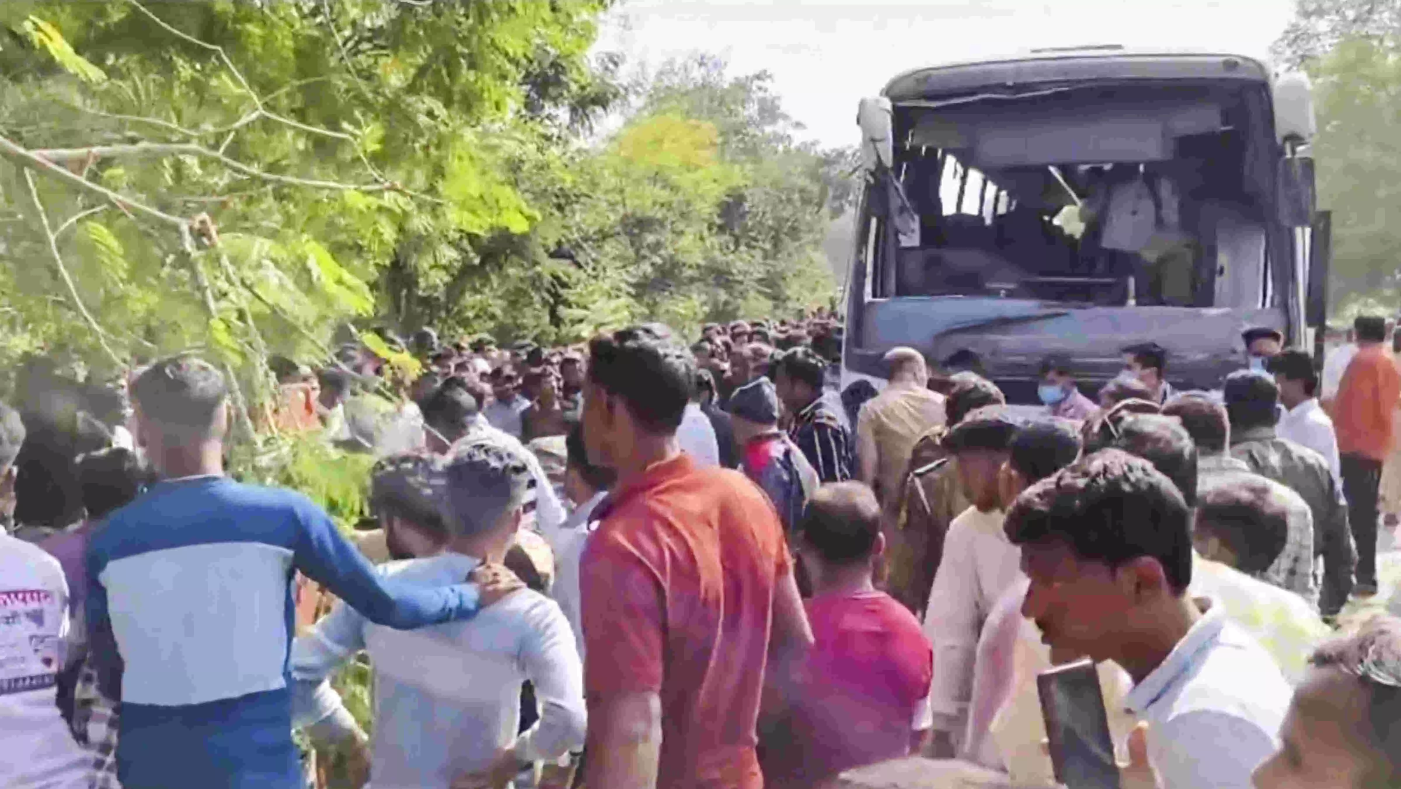 State transport bus overturns in Gondia district; 9 passengers killed, 25 injured