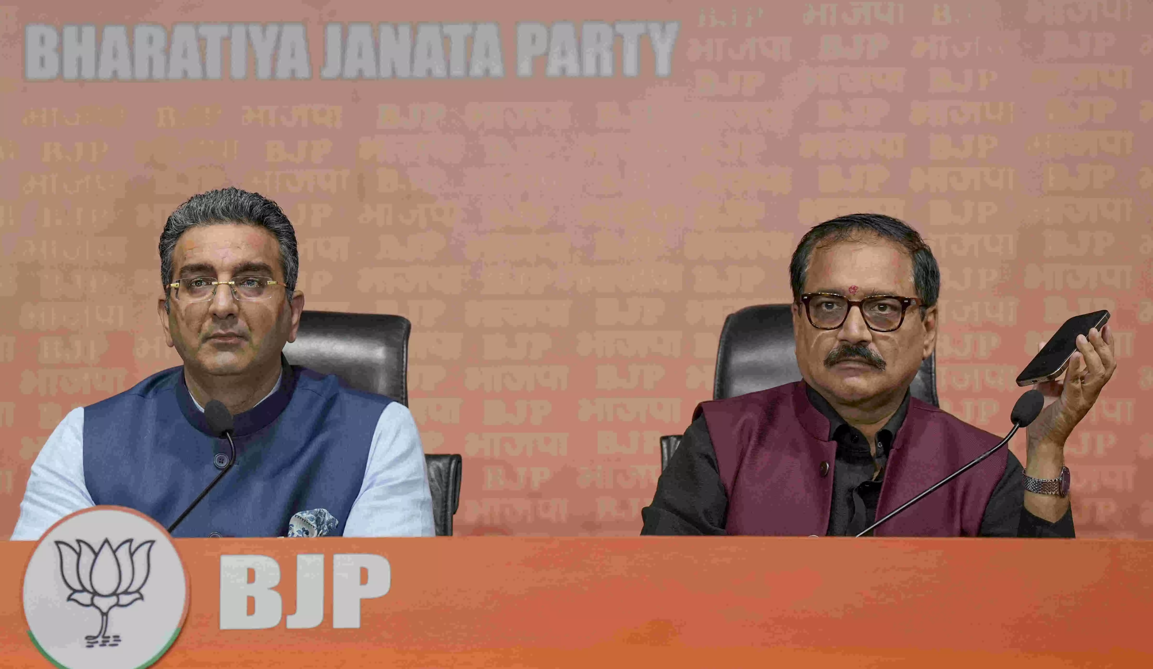 BJP dares Congress leaders to resign on EVM issue BJP dares Congress leaders to resign on EVM issue