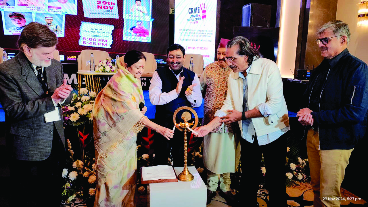Crime Literature Festival of India concludes in Dehradun Crime Literature Festival of India concludes in Dehradun