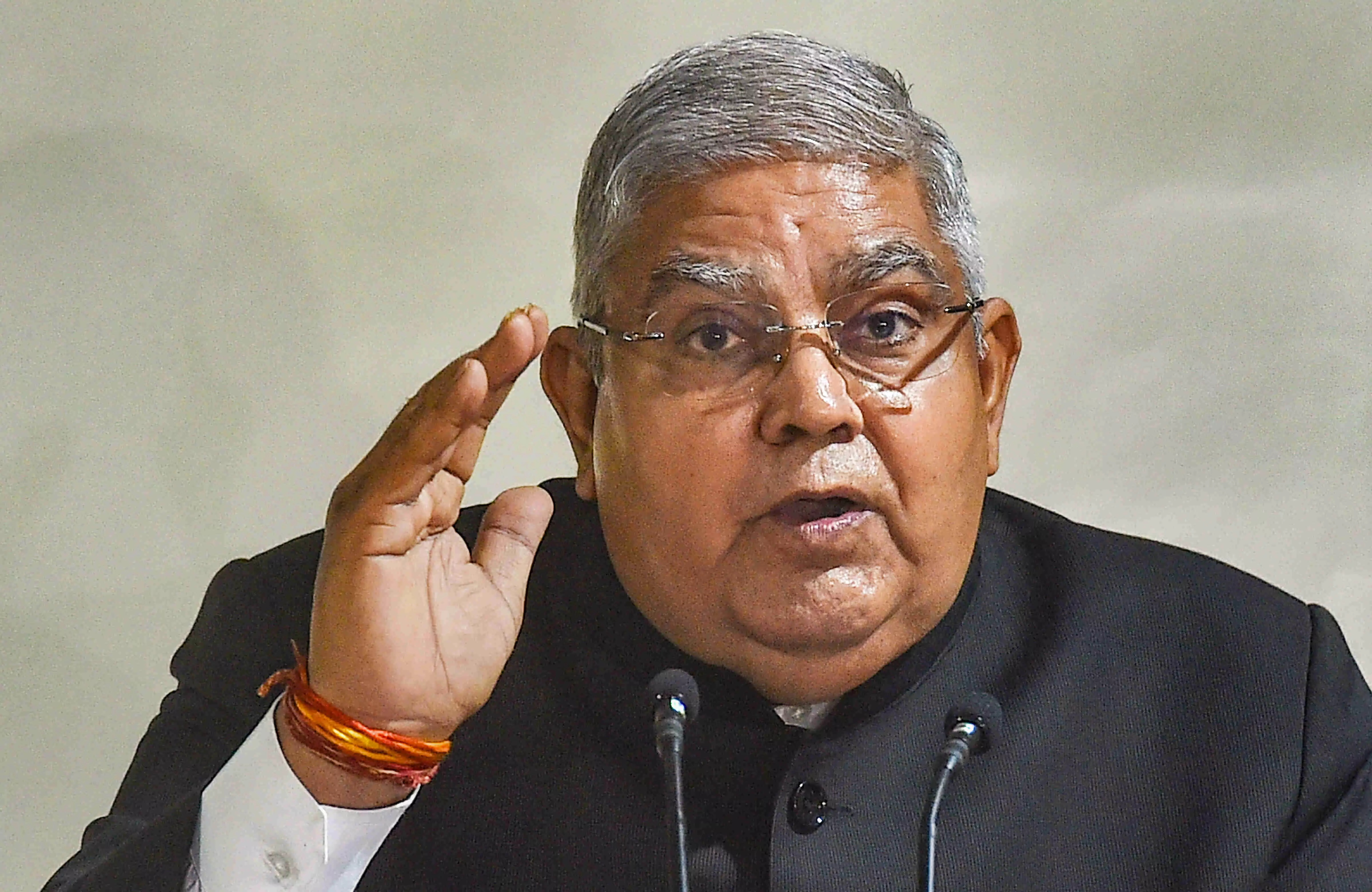 Post-independence narratives manipulated to credit only select individuals: Dhankhar