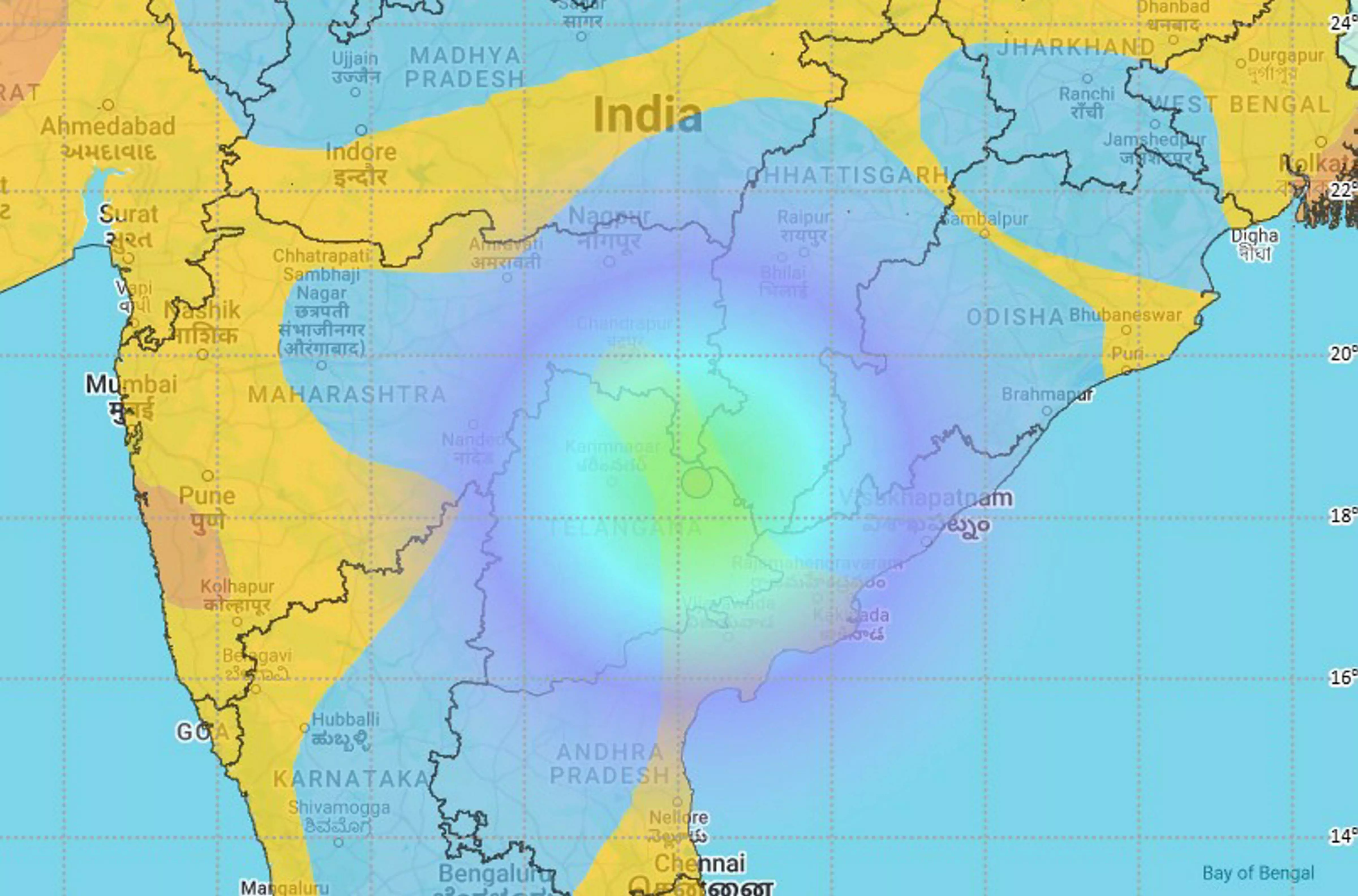 5.3 magnitude quake in Telangana sends tremors across Maharashtra 5.3 magnitude quake in Telangana sends tremors across Maharashtra