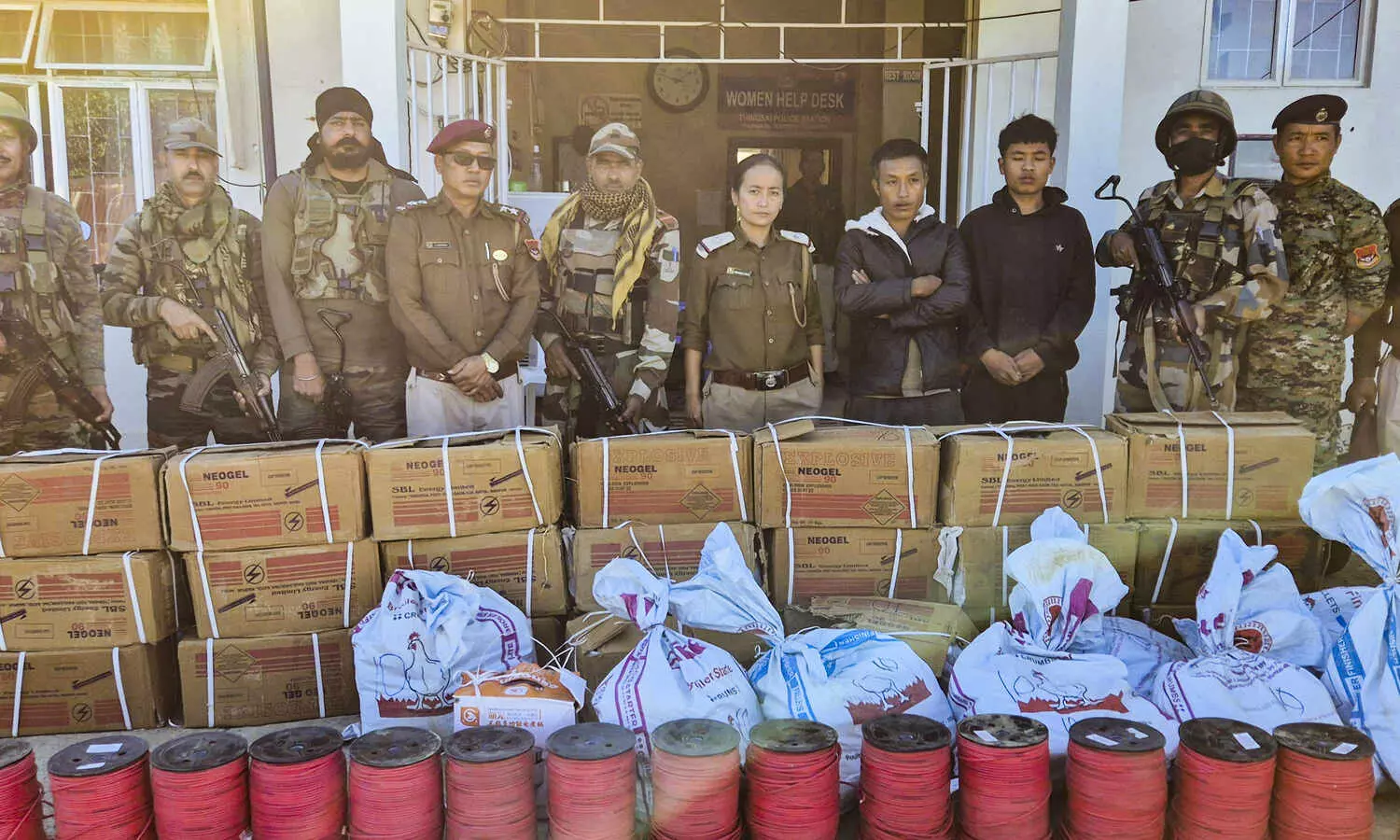 Arms cache seized in Manipurs Thoubal amid ongoing ethnic tensions
