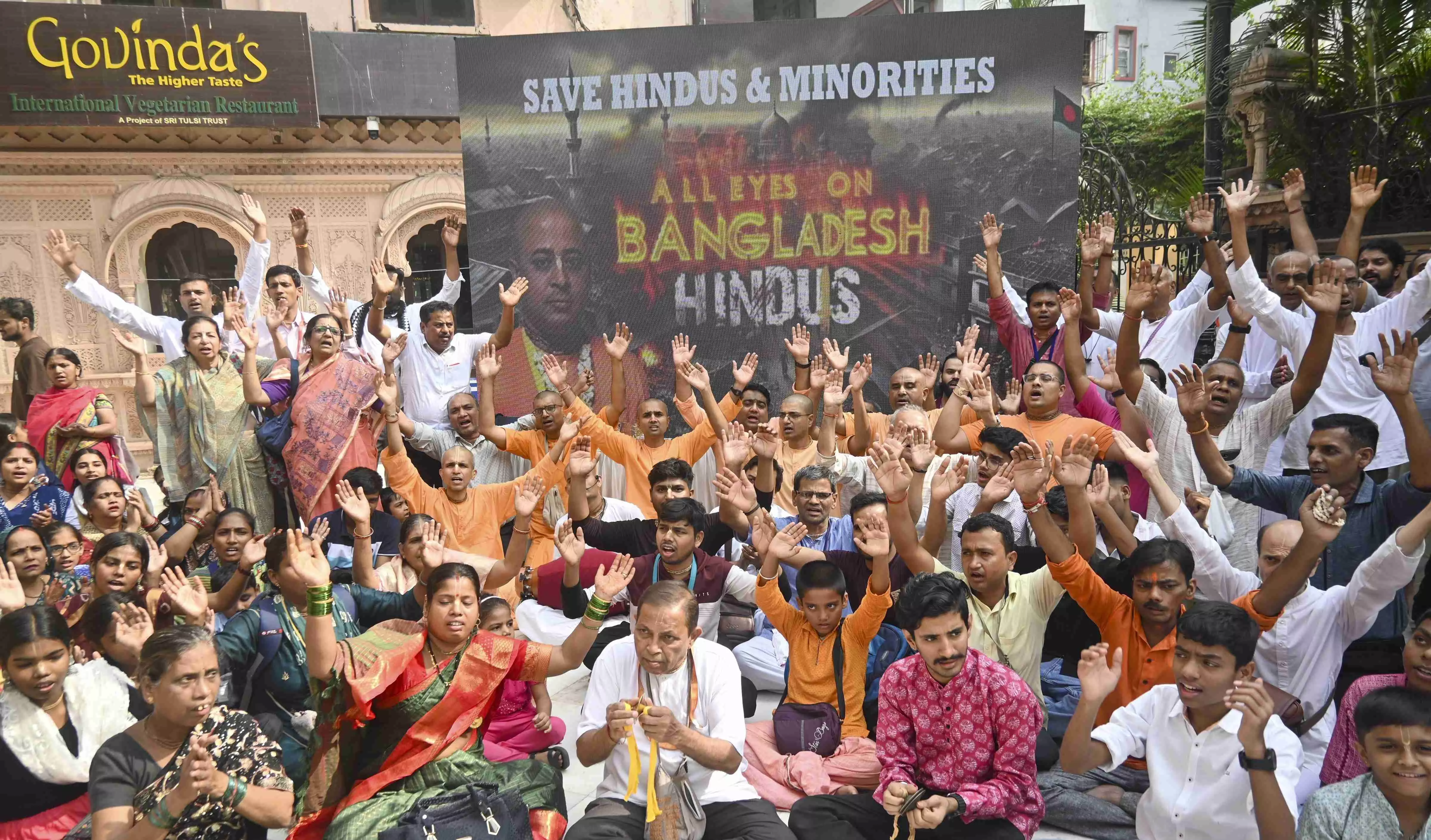 ISKCON alleges its centre in Dhaka burnt down, idols set ablaze