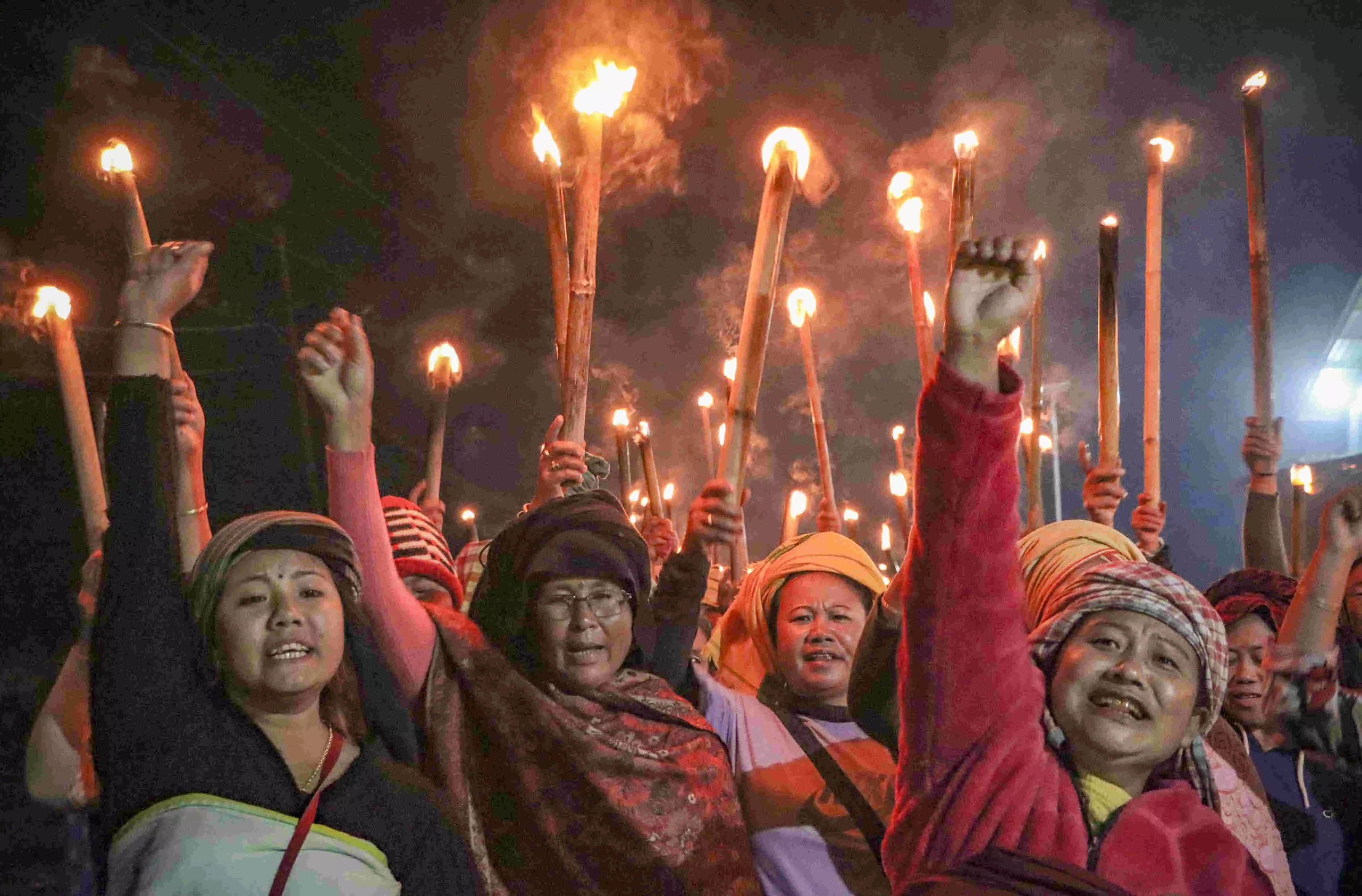 Mass rally against AFSPA in Manipur on Human Rights Day Mass rally against AFSPA in Manipur on Human Rights Day