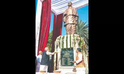Amit Shah unveils 11-ft statue of Sardar Patel in Jodhpur, pays tribute to his legacy Amit Shah unveils 11-ft statue of Sardar Patel in Jodhpur, pays tribute to his legacy